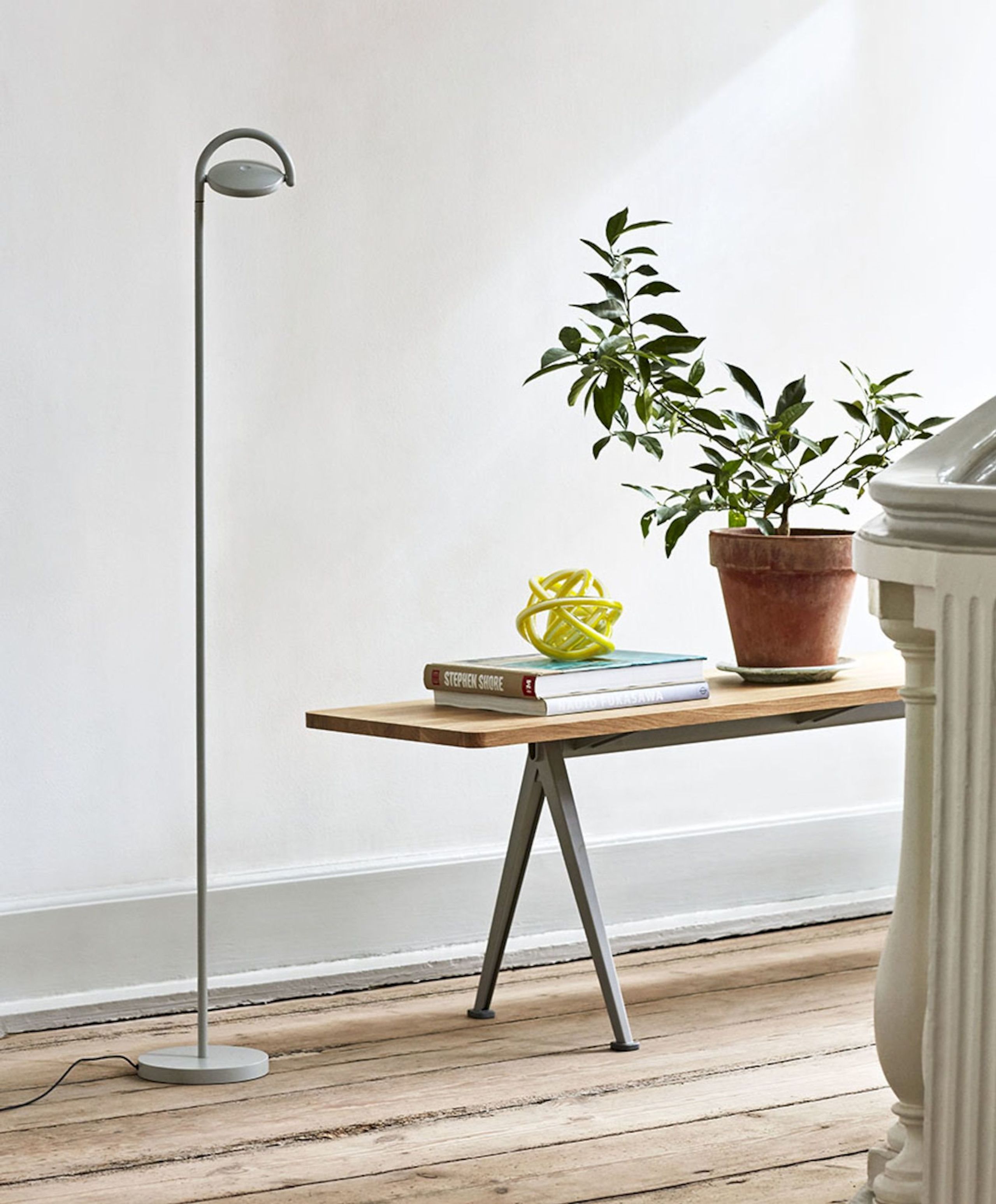 HAY - Floor Lamp - Marselis Floor Lamp - Ash Grey