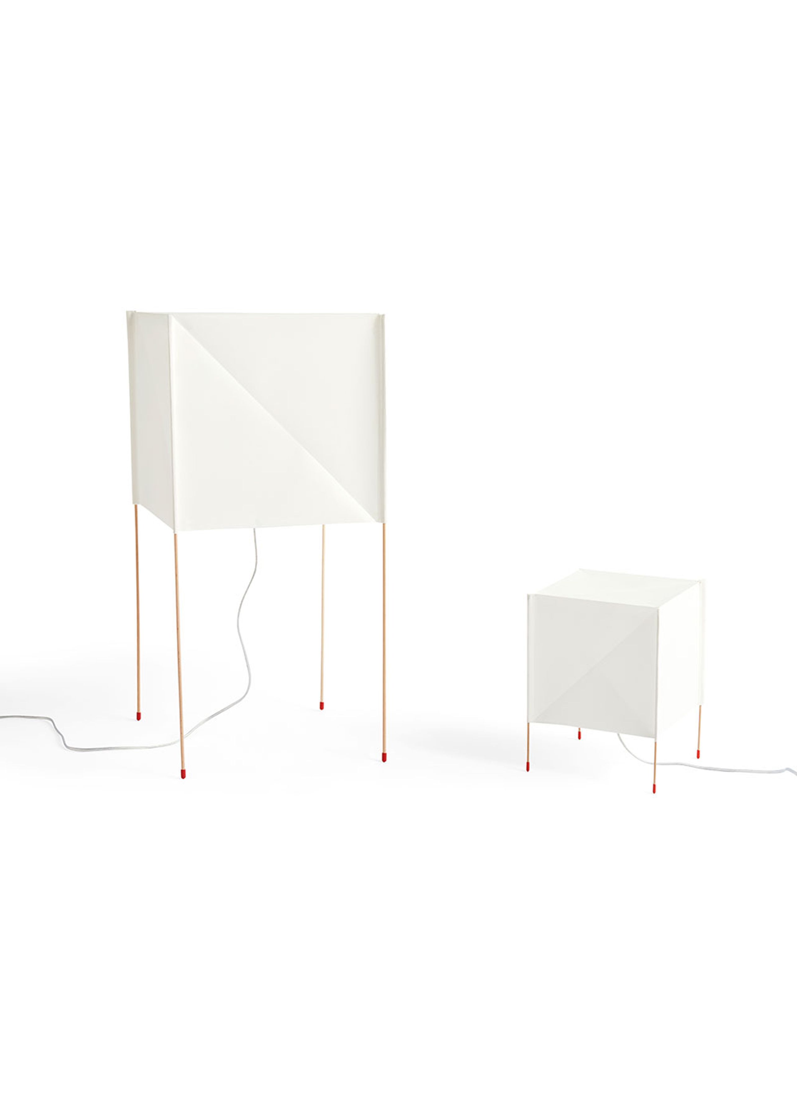 HAY - Gulvlampe - Paper Cube Floor Lamp - White