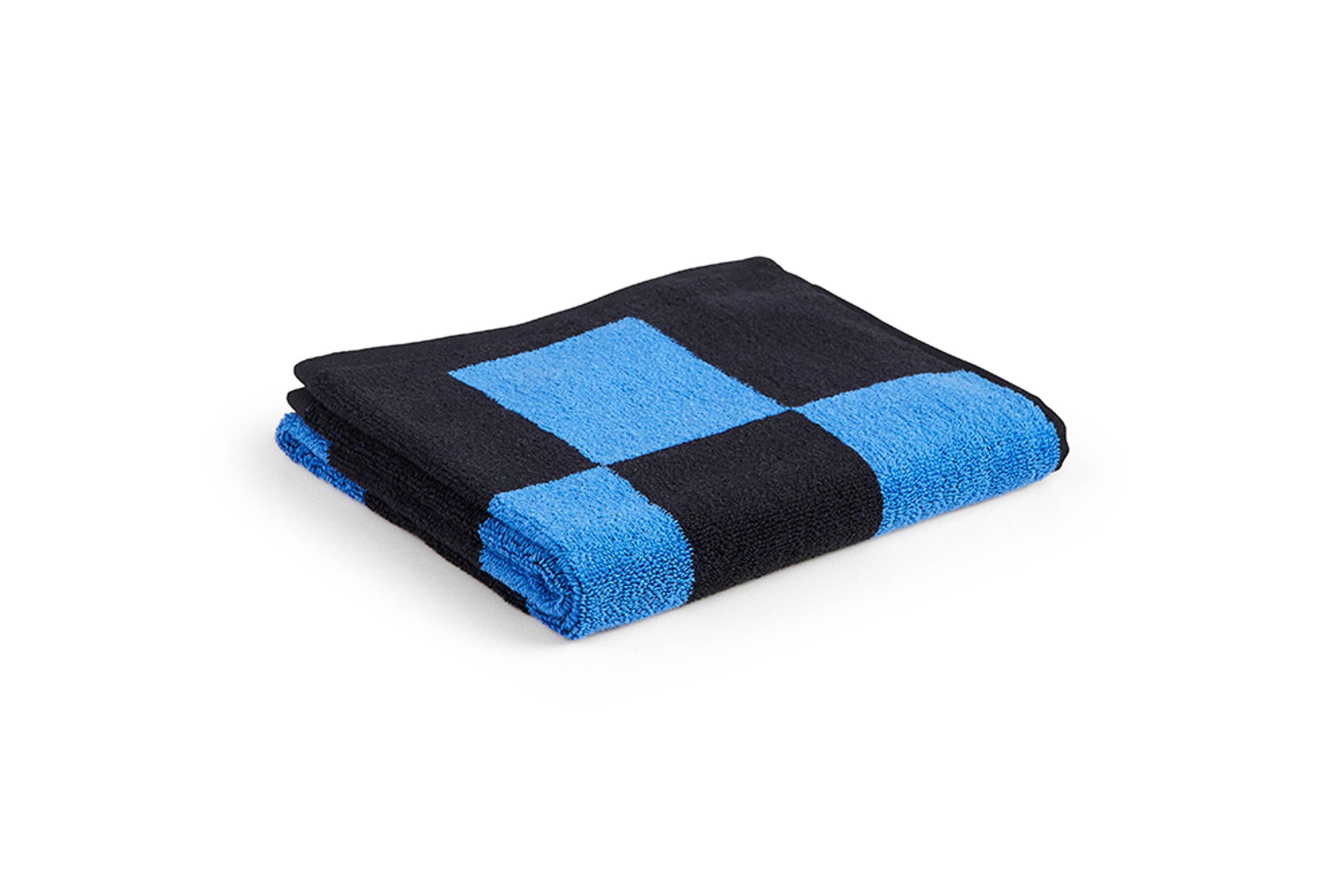 HAY - Ručník - Check Hand Towel - Cobolt Blue