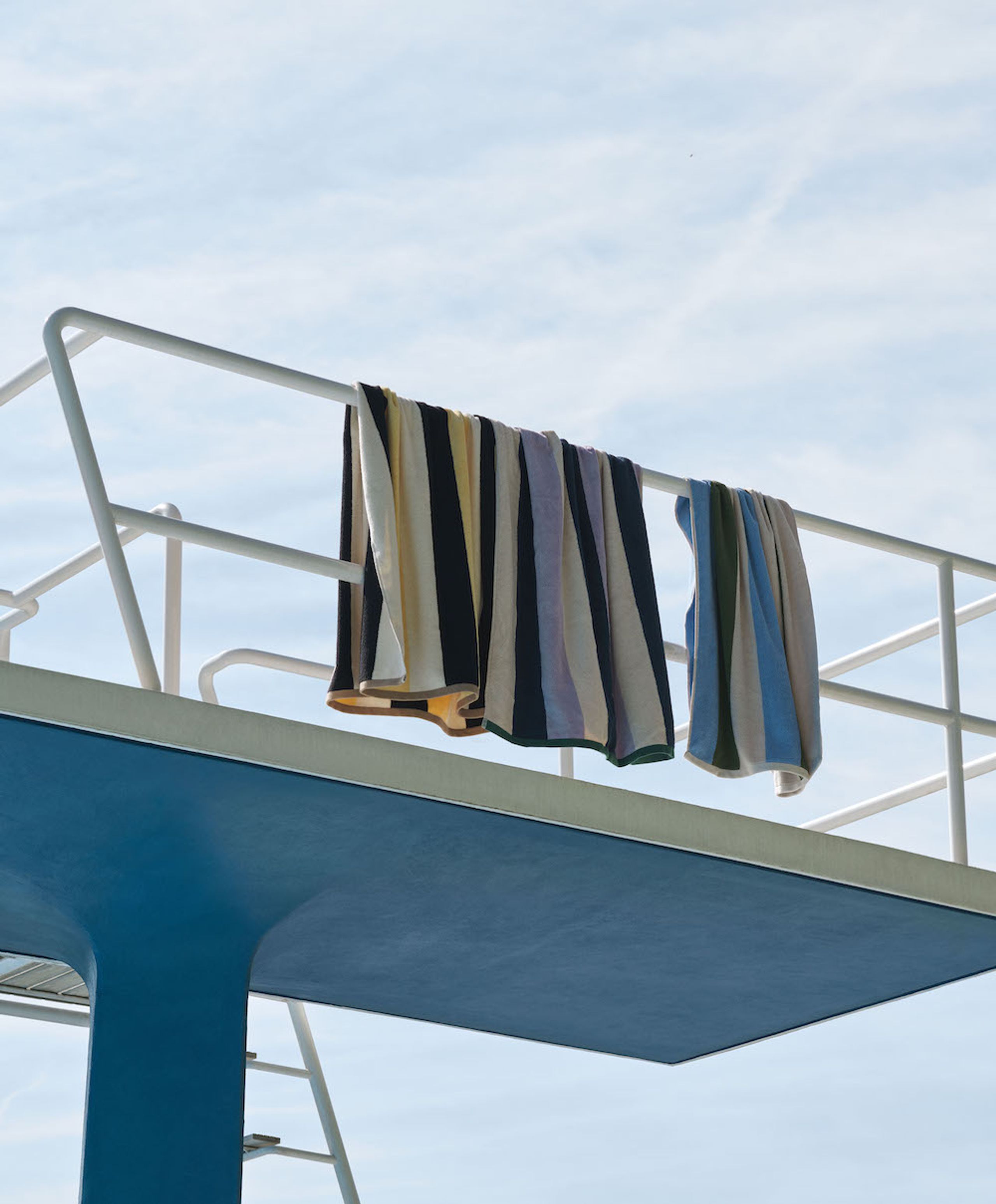 HAY - Ručník - Trio Bath Sheet - Sky Blue