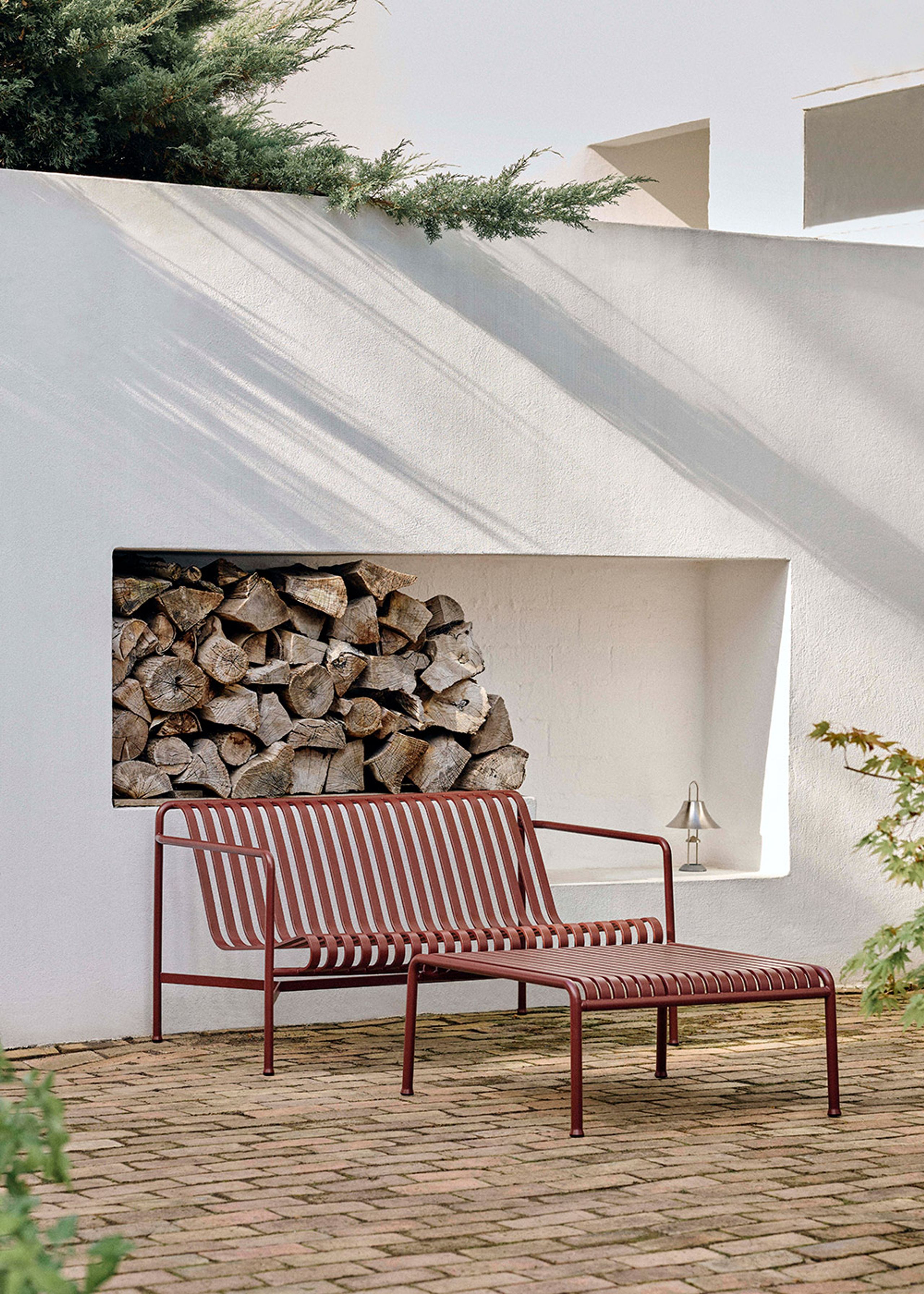 HAY - Tuinbank - PALISSADE / Dining Bench - Iron Red