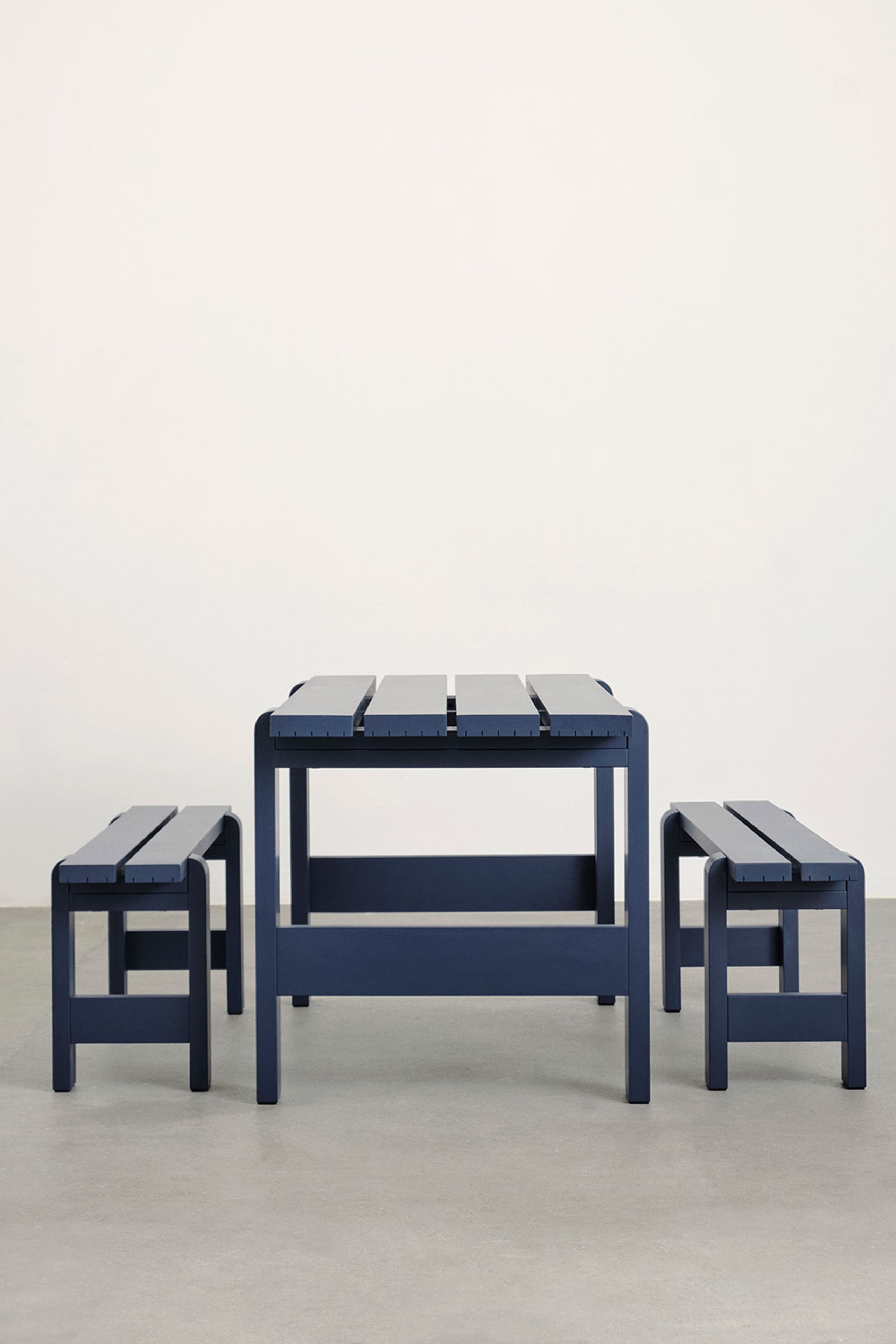 HAY - Garden bench - Weekday Bench - Steel Blue