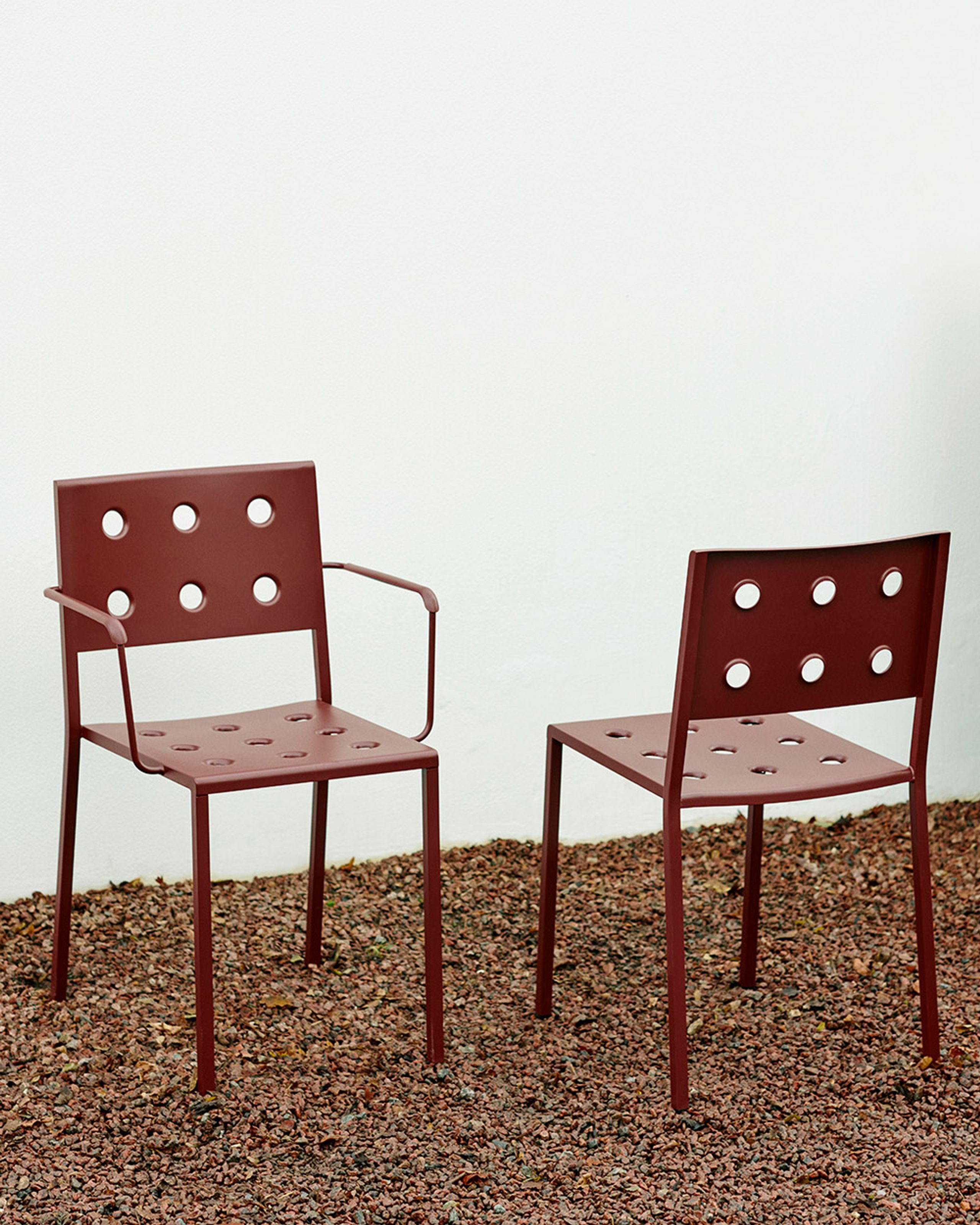 HAY - Tuinstoel - Balcony Dining Chair - Iron Red