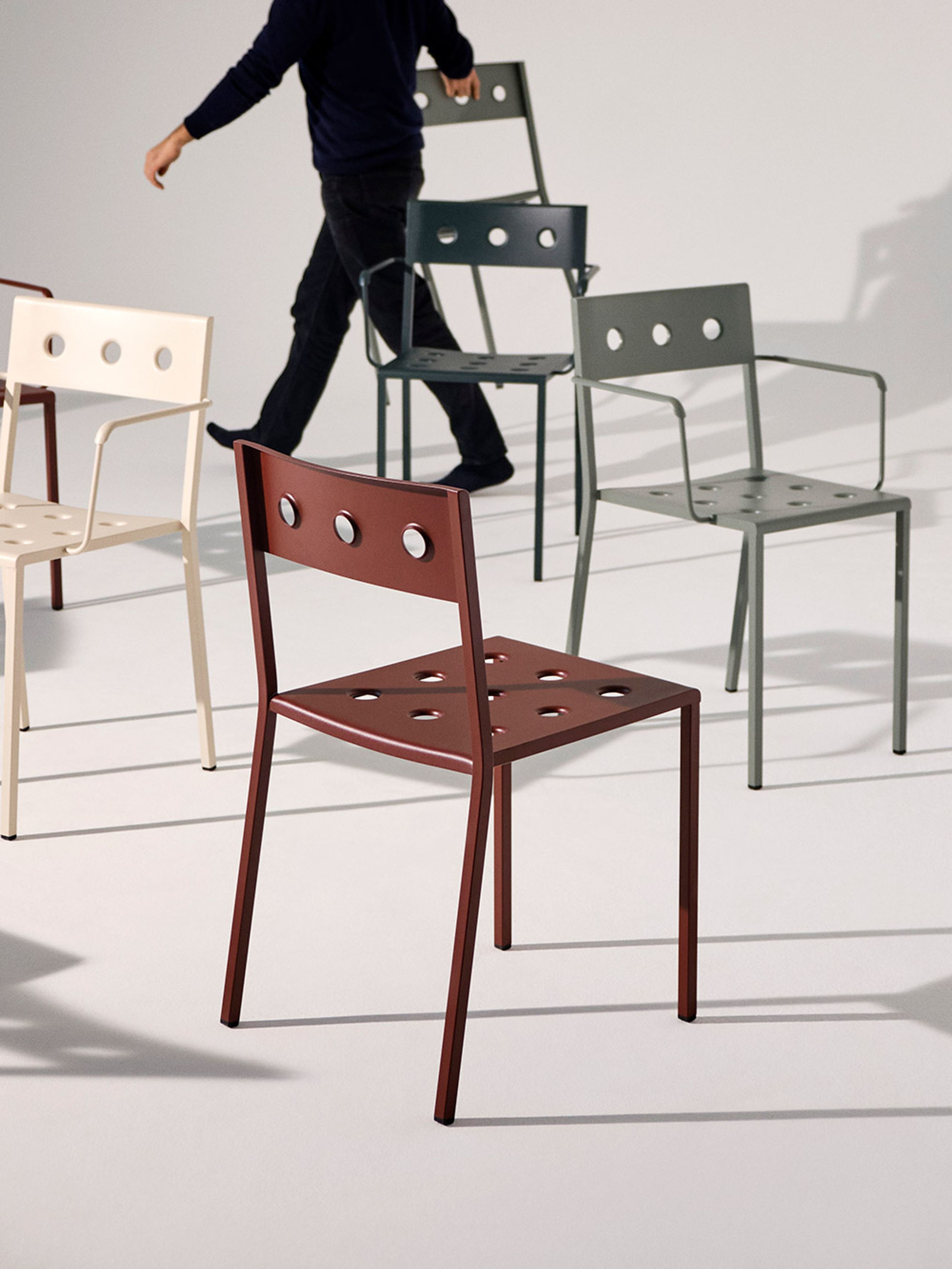 HAY - Garden chair - Balcony Chair - Iron Red