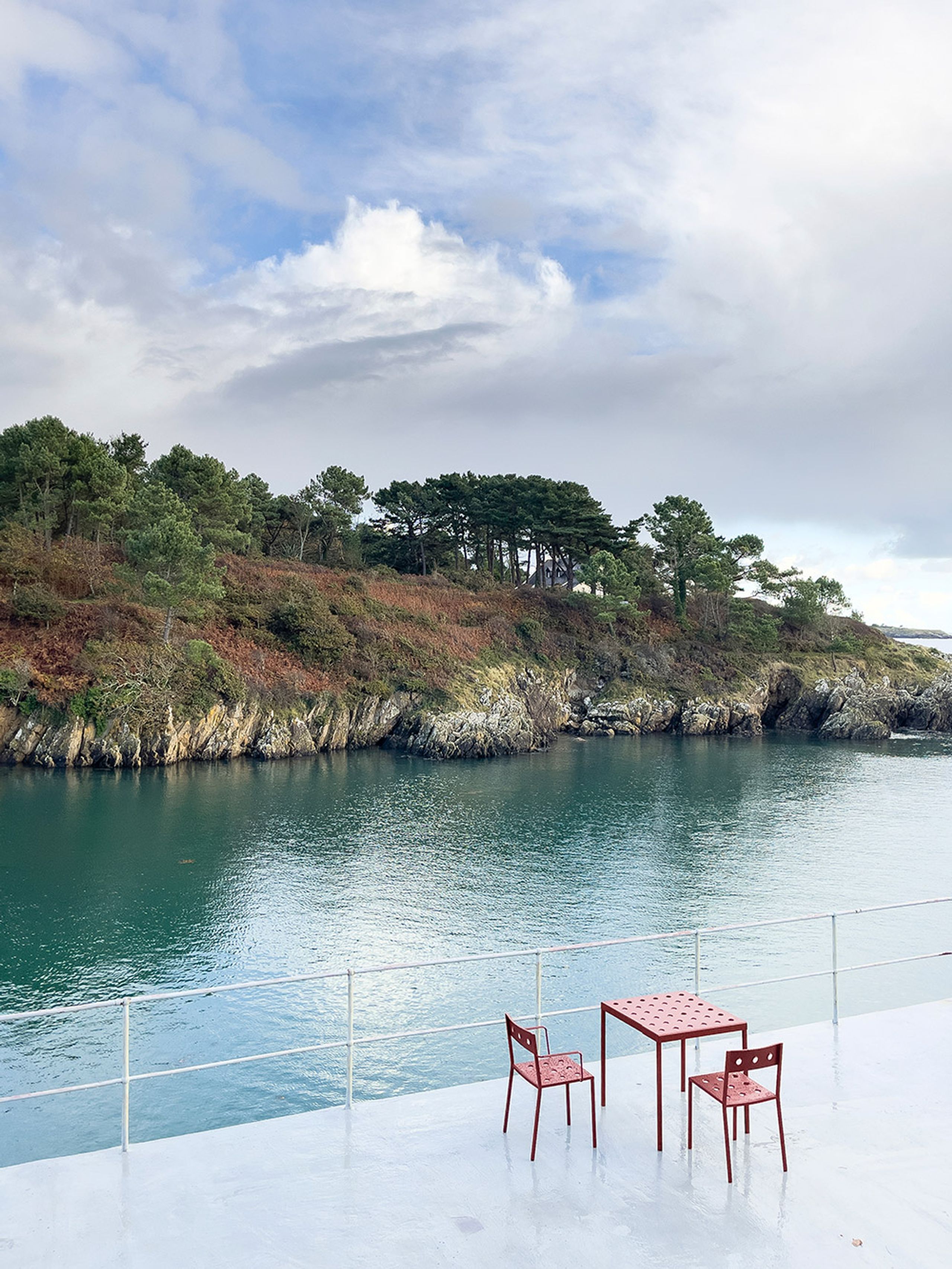 HAY - Garden chair - Balcony Chair - Iron Red