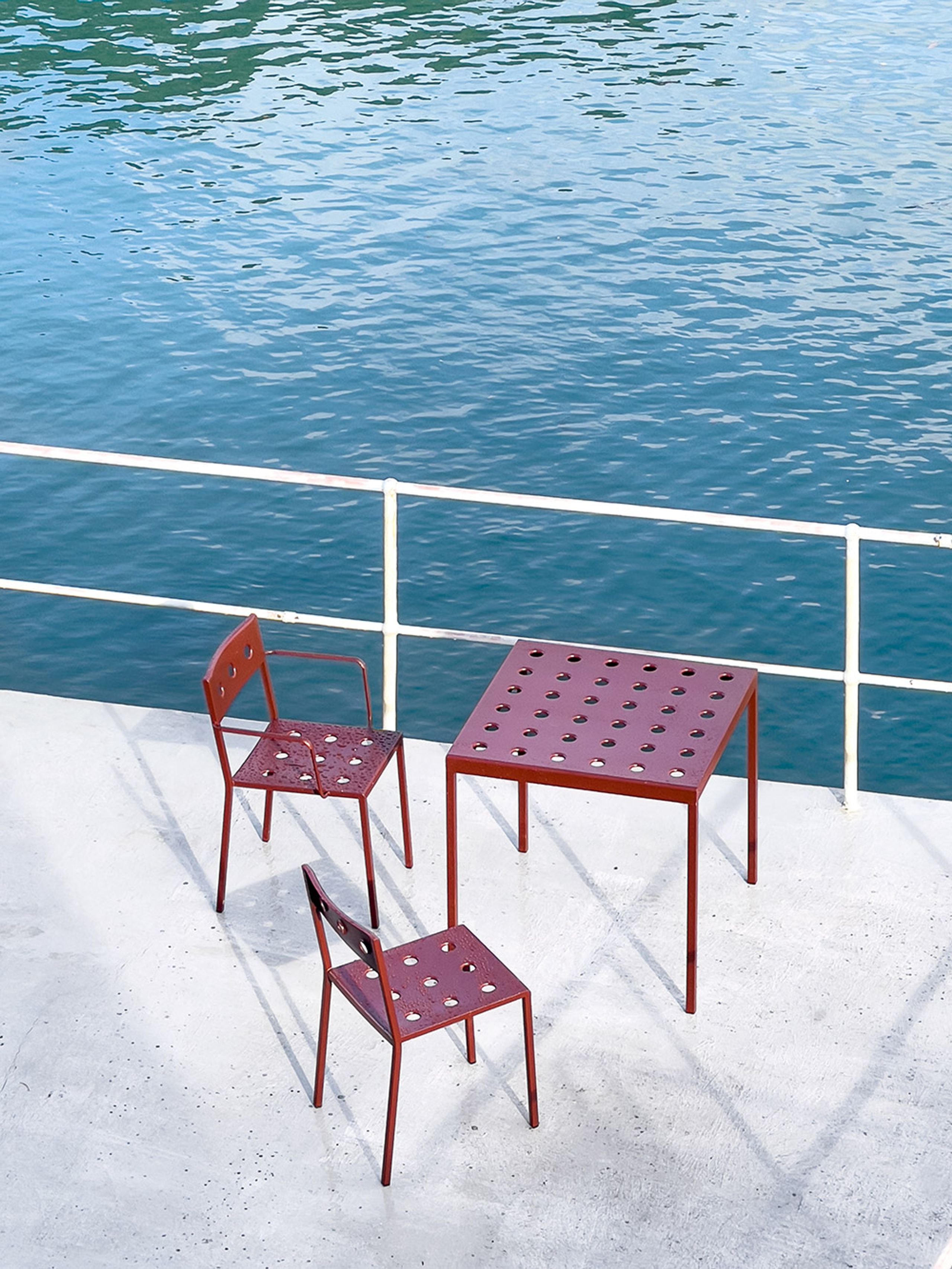 HAY - Garden chair - Balcony Chair - Iron Red