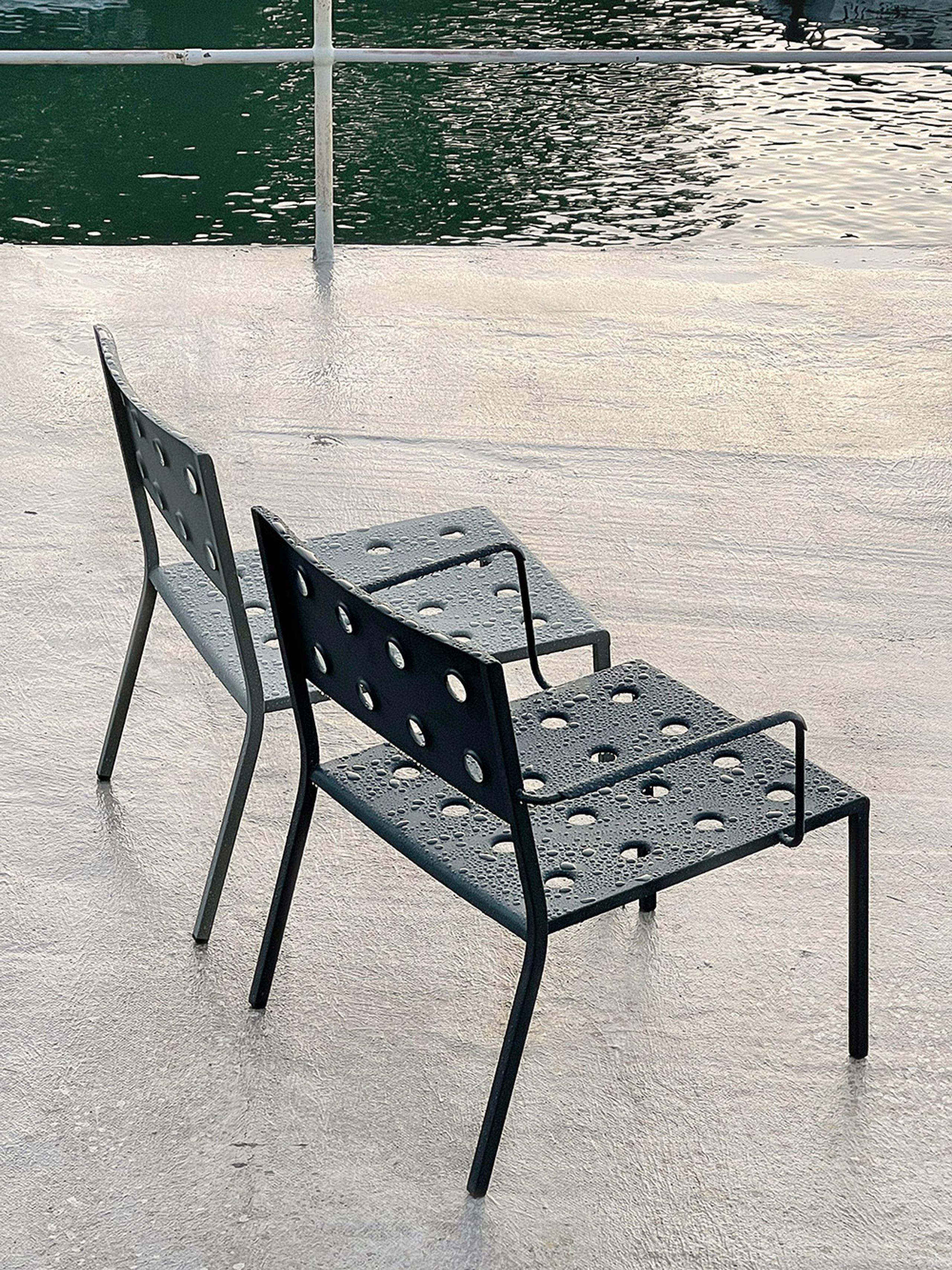 HAY - Garden chair - Balcony Lounge Chair - Anthracite