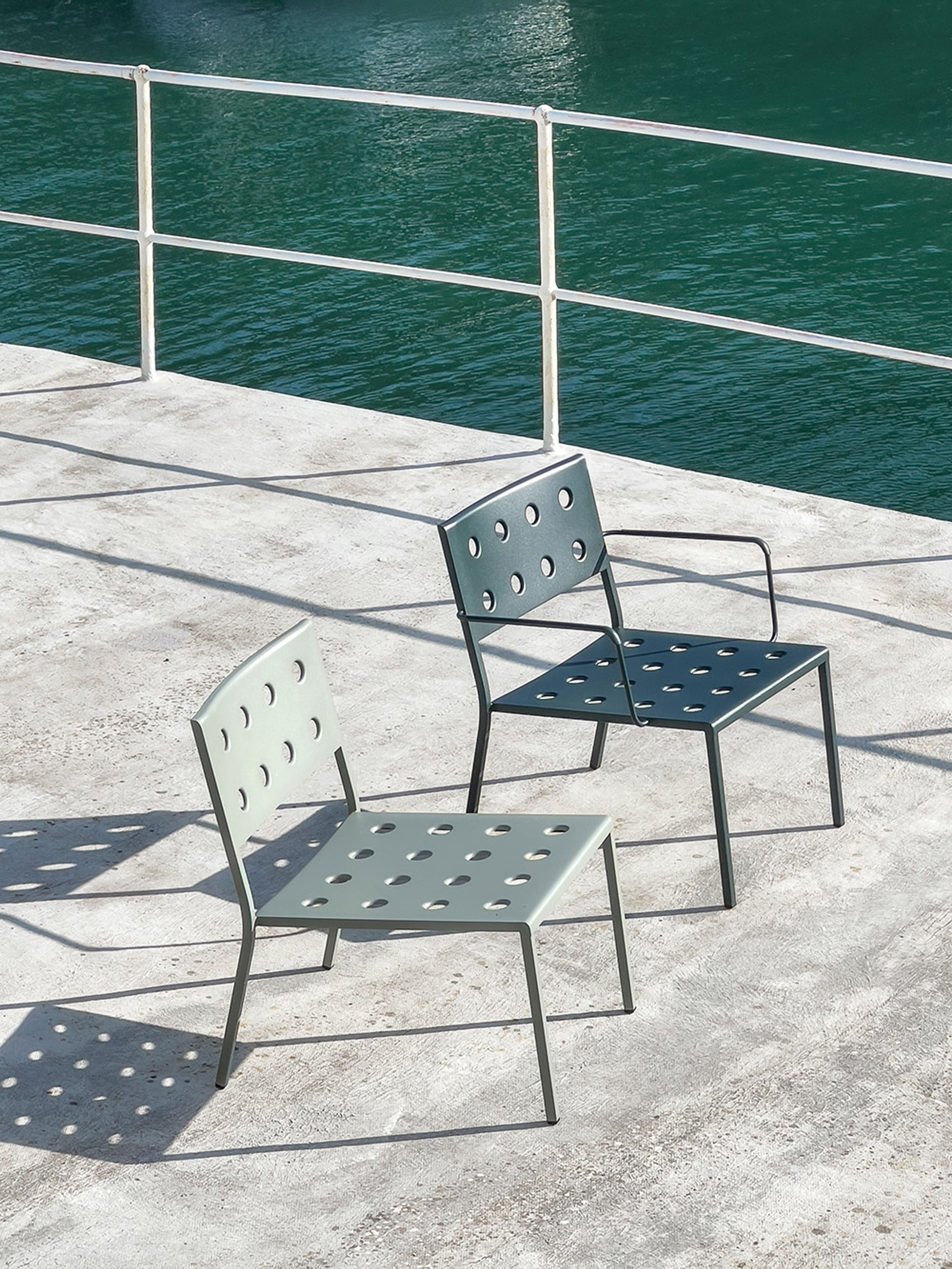 HAY - Garden chair - Balcony Lounge Chair - Anthracite