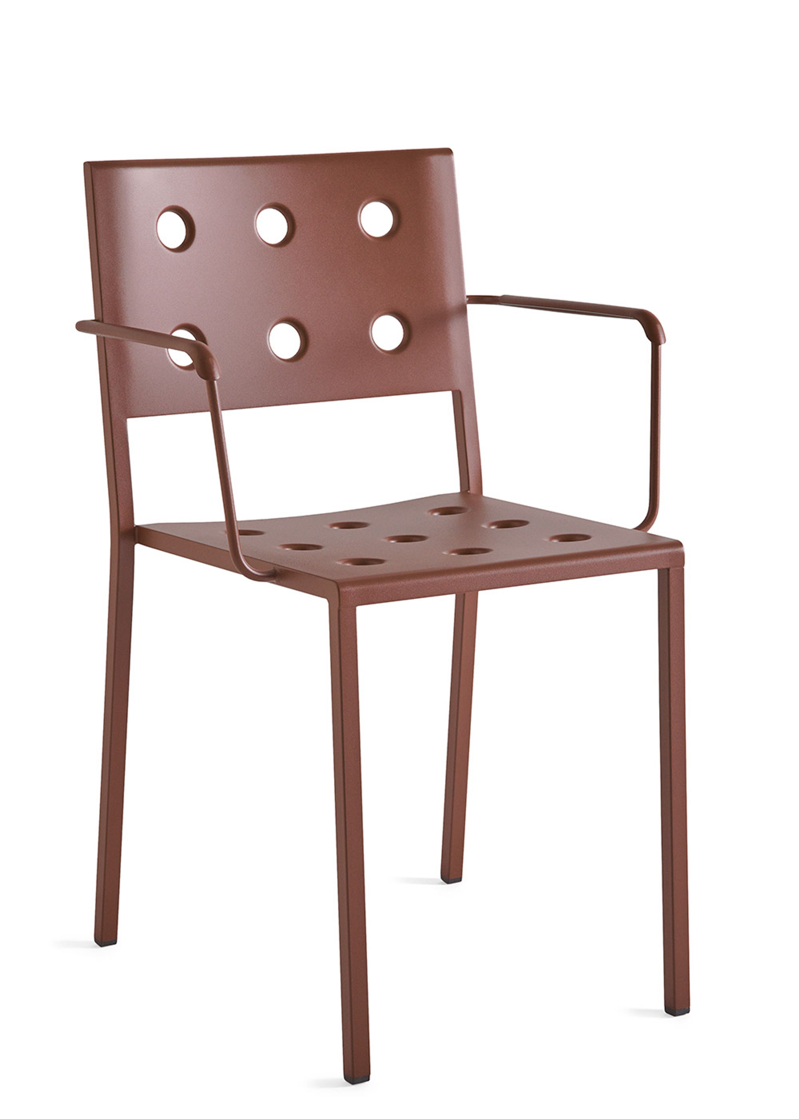 HAY - Garden chair - Balcony Dining Armchair - Iron Red