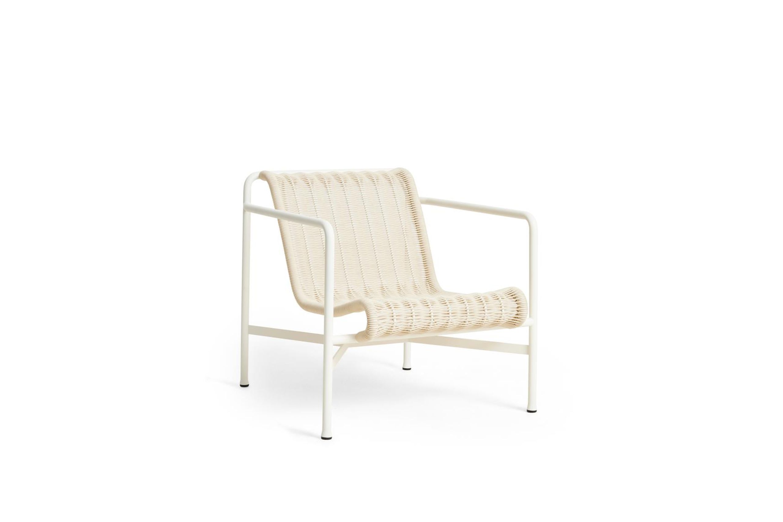 HAY - Garden chair - Palissade Cord Lounge Chair Low - Cream White
