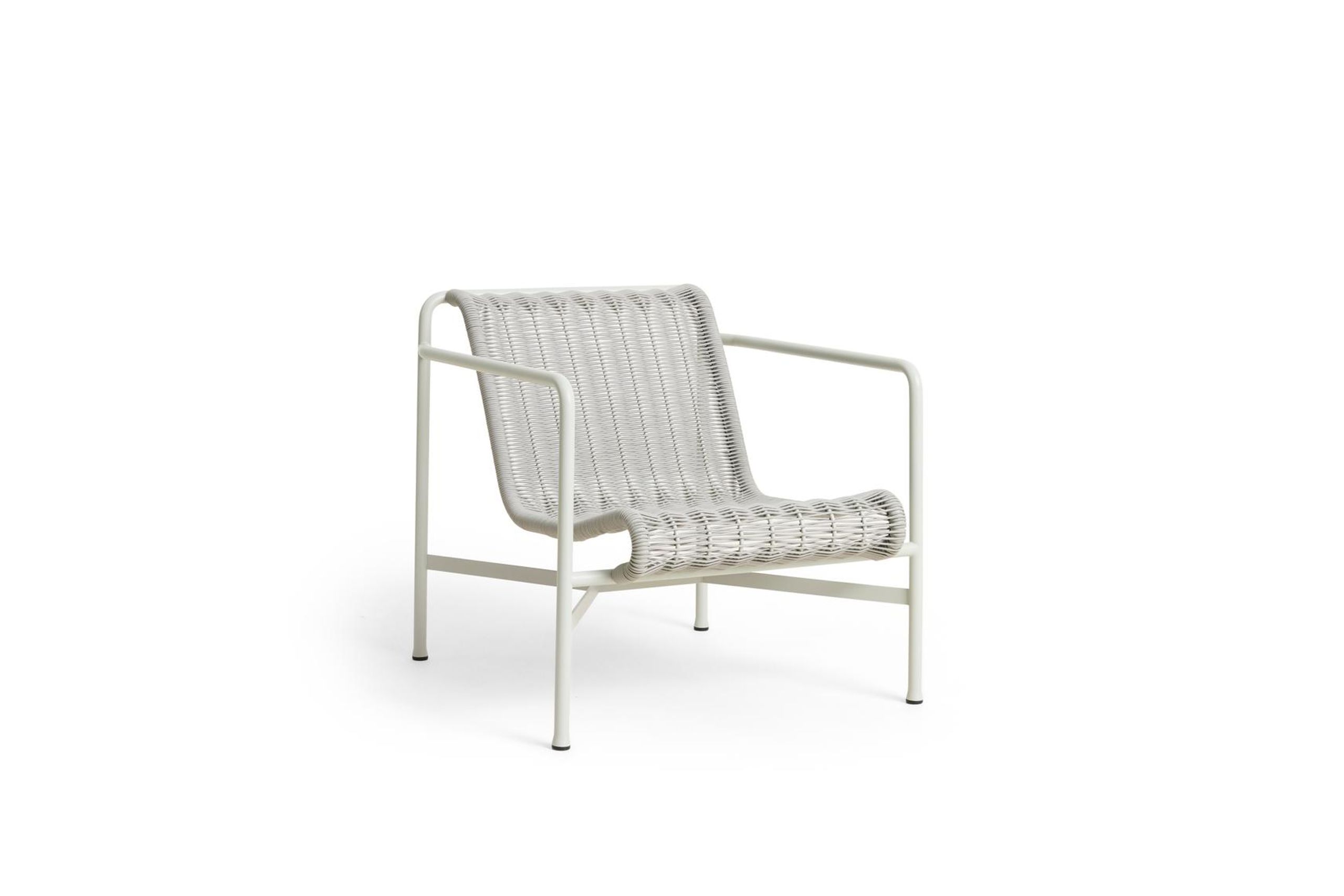 HAY - Havestol - Palissade Cord Lounge Chair Low - Sky Grey