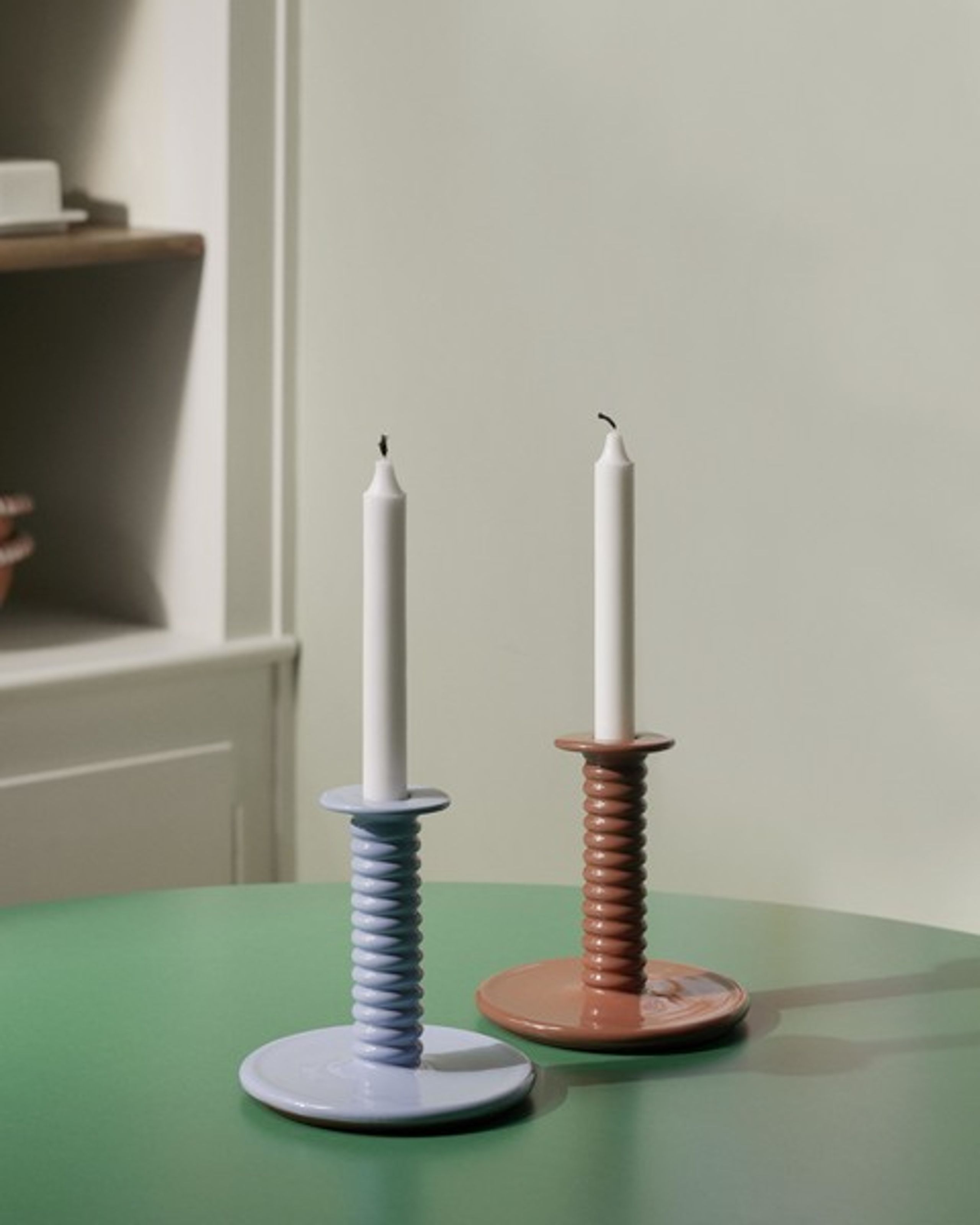 HAY - - Barro Candleholder - LIGHT BLUE