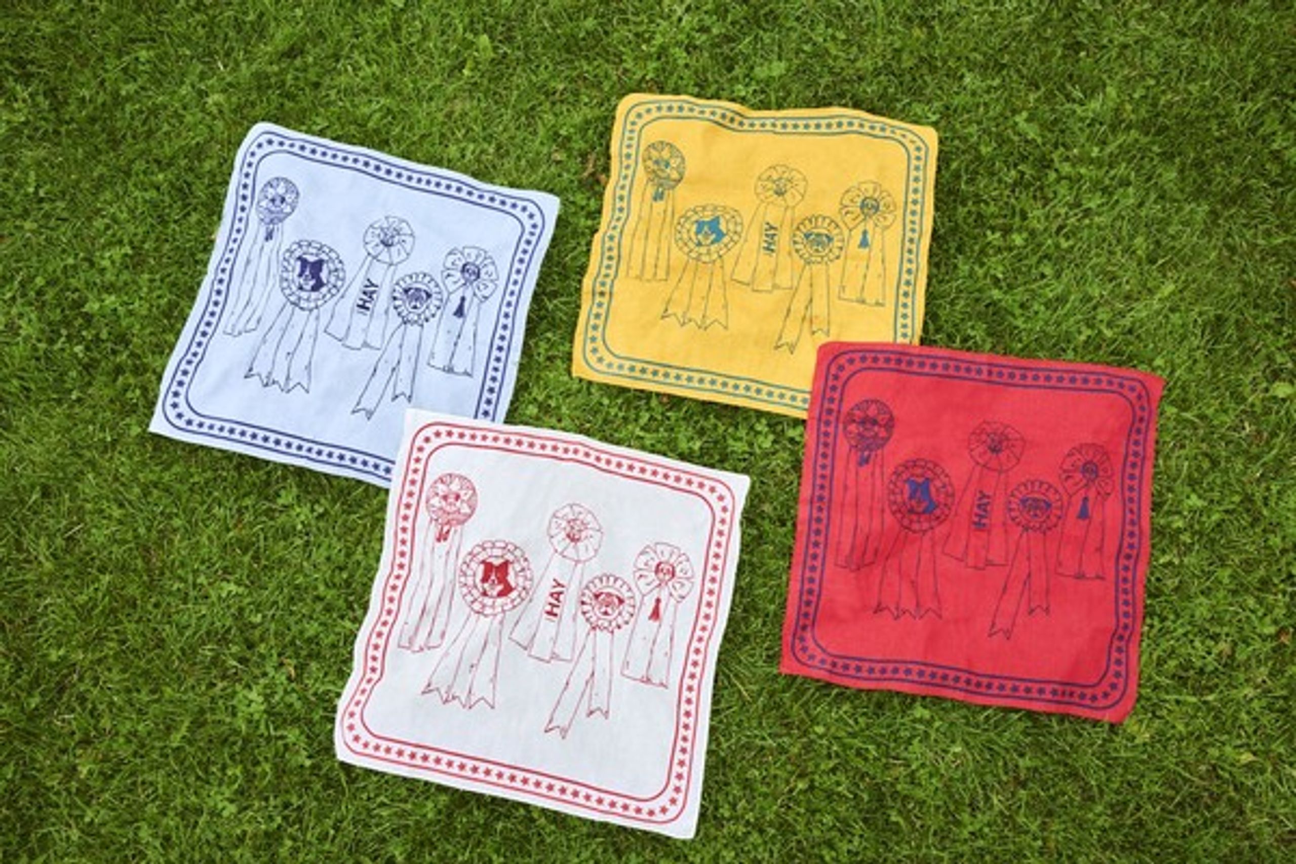 HAY - - Hay Dogs Scarf - Light blue