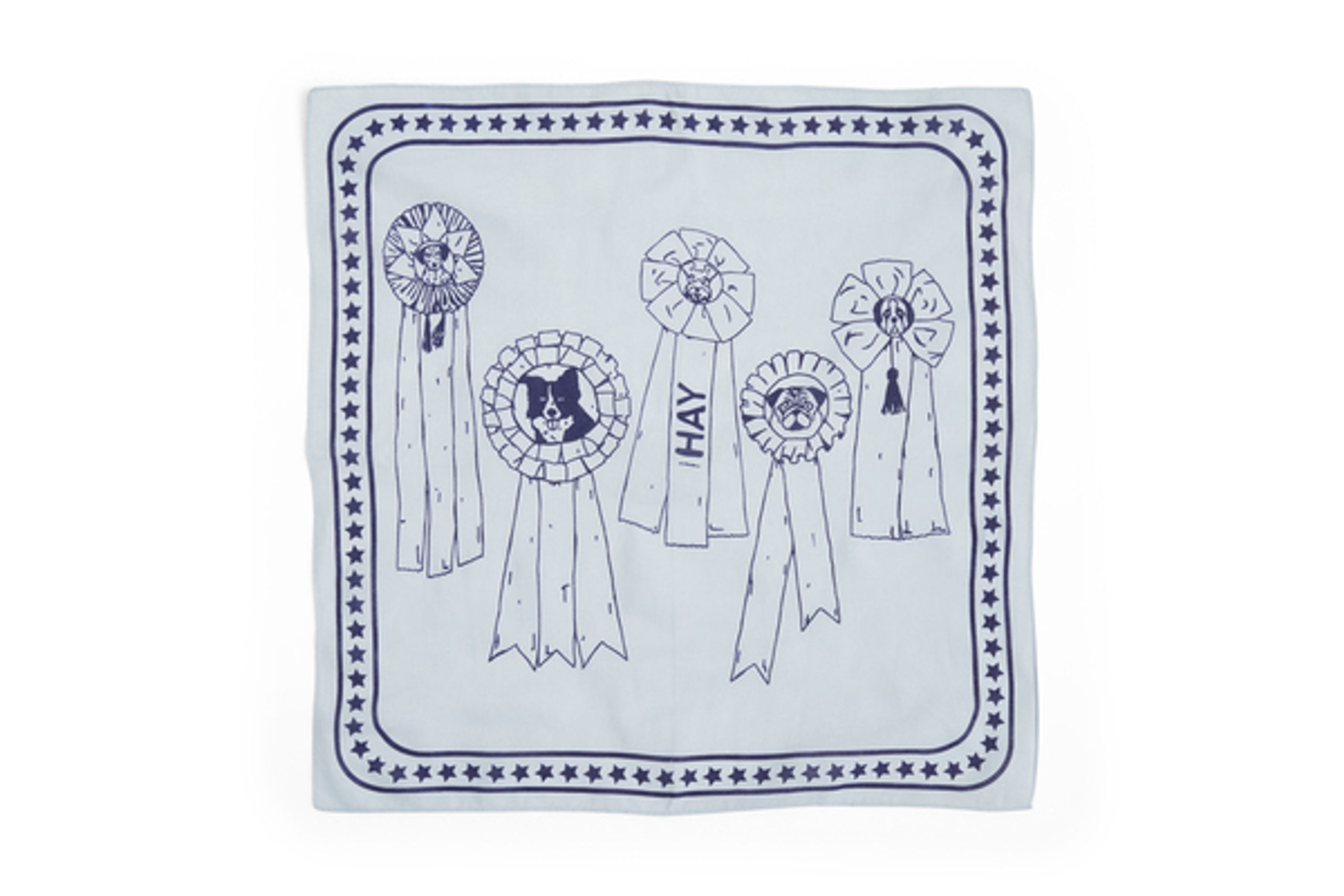 HAY - - Hay Dogs Scarf - Light blue