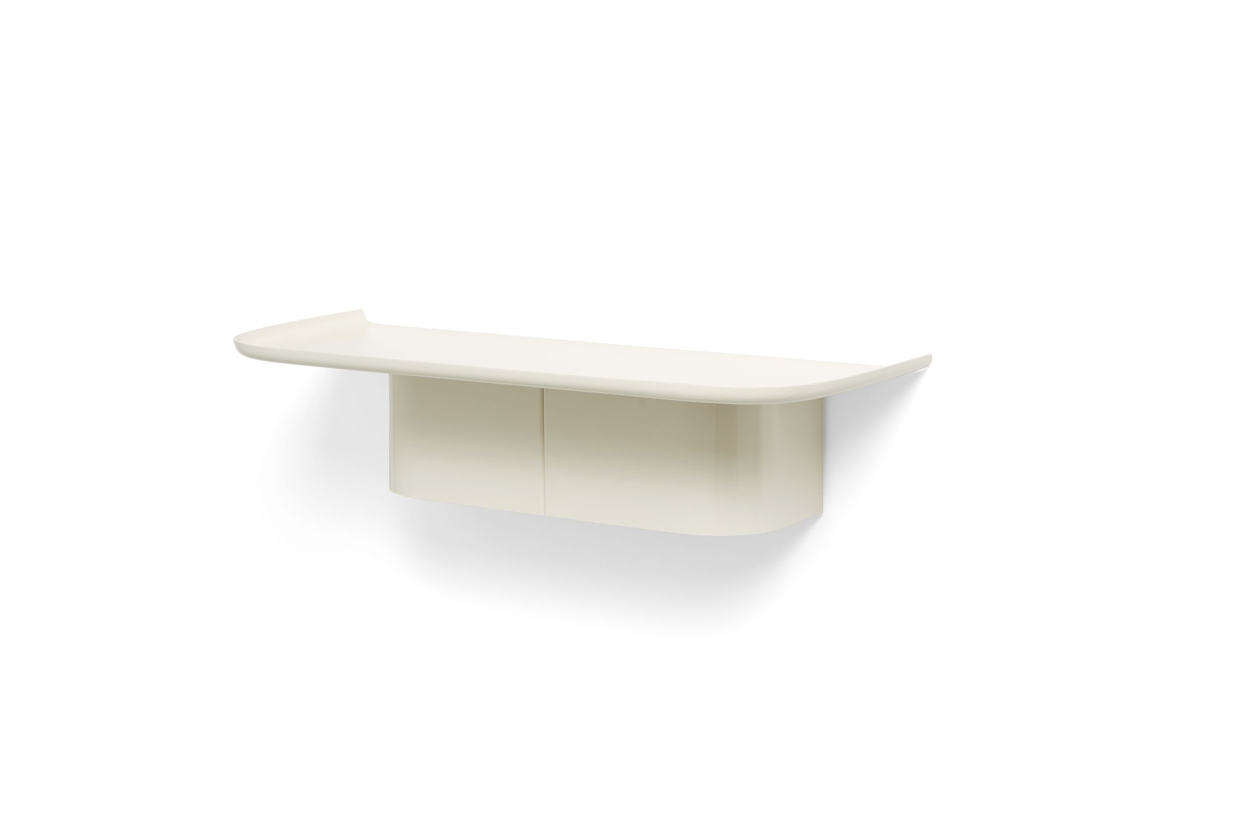 HAY - Shelf - Korpus shelf - 4 hooks M CREAM