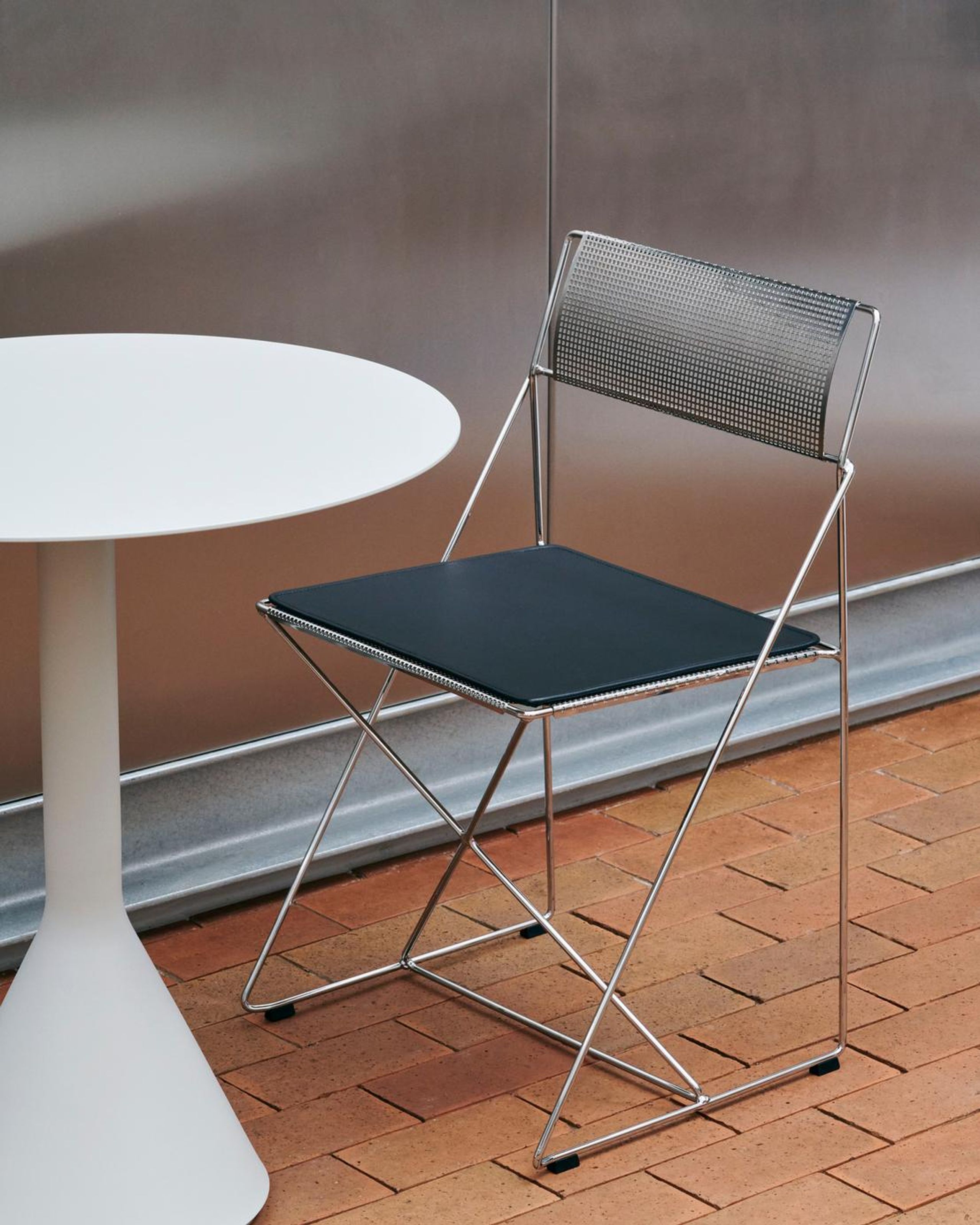 HAY - Cushion - Seat Pad For X-Line / Indoor - Black Leather