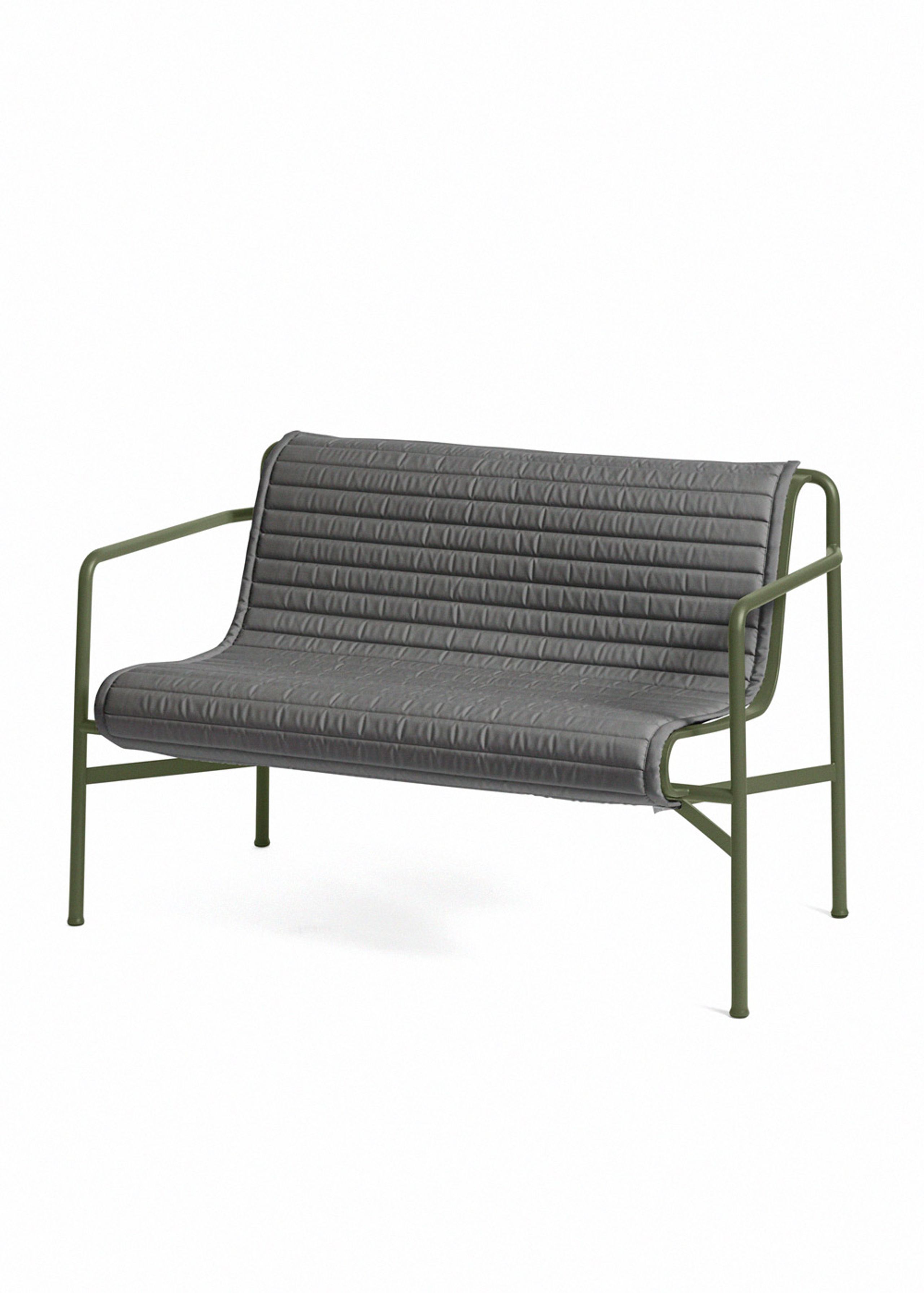 HAY - Cushion - PALISSADE / Quilted Cushion for Dining Bench - Anthracite