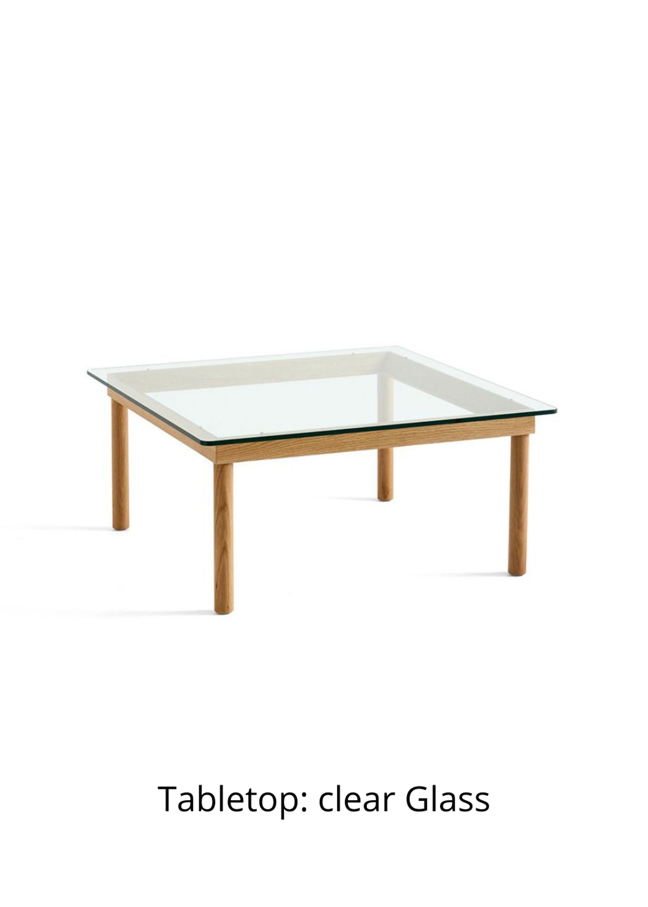 HAY - Coffee table - Kofi / 80 x 80 - Base: Water-Based Lacquered Oak