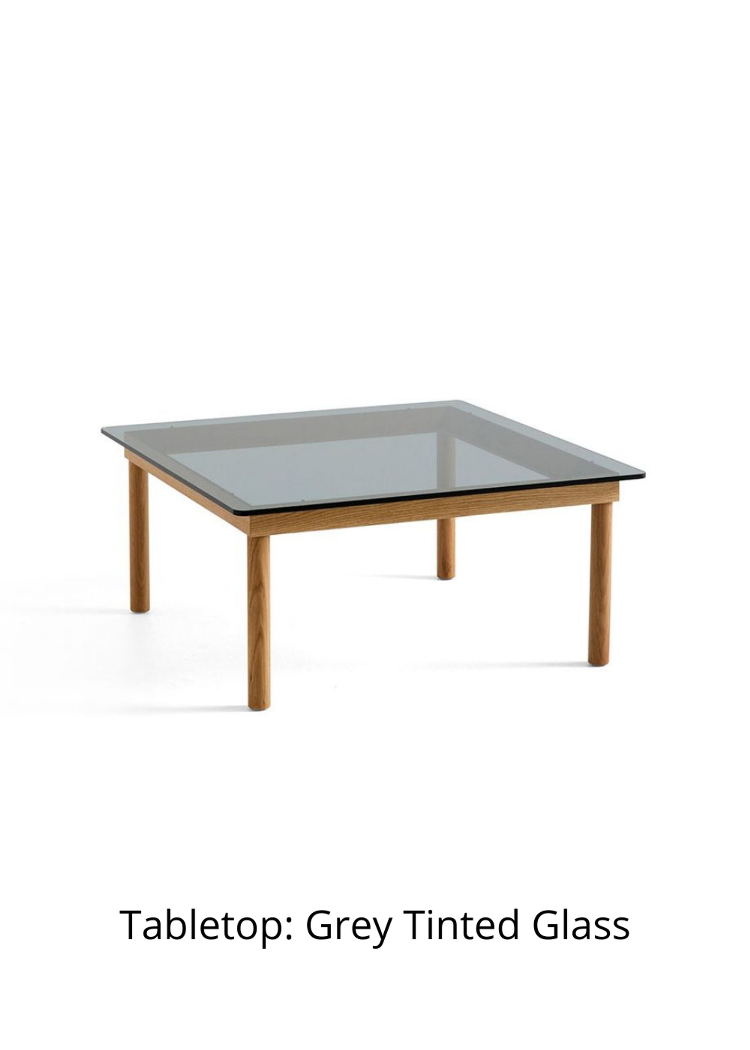 HAY - Coffee table - Kofi / 80 x 80 - Base: Water-Based Lacquered Oak