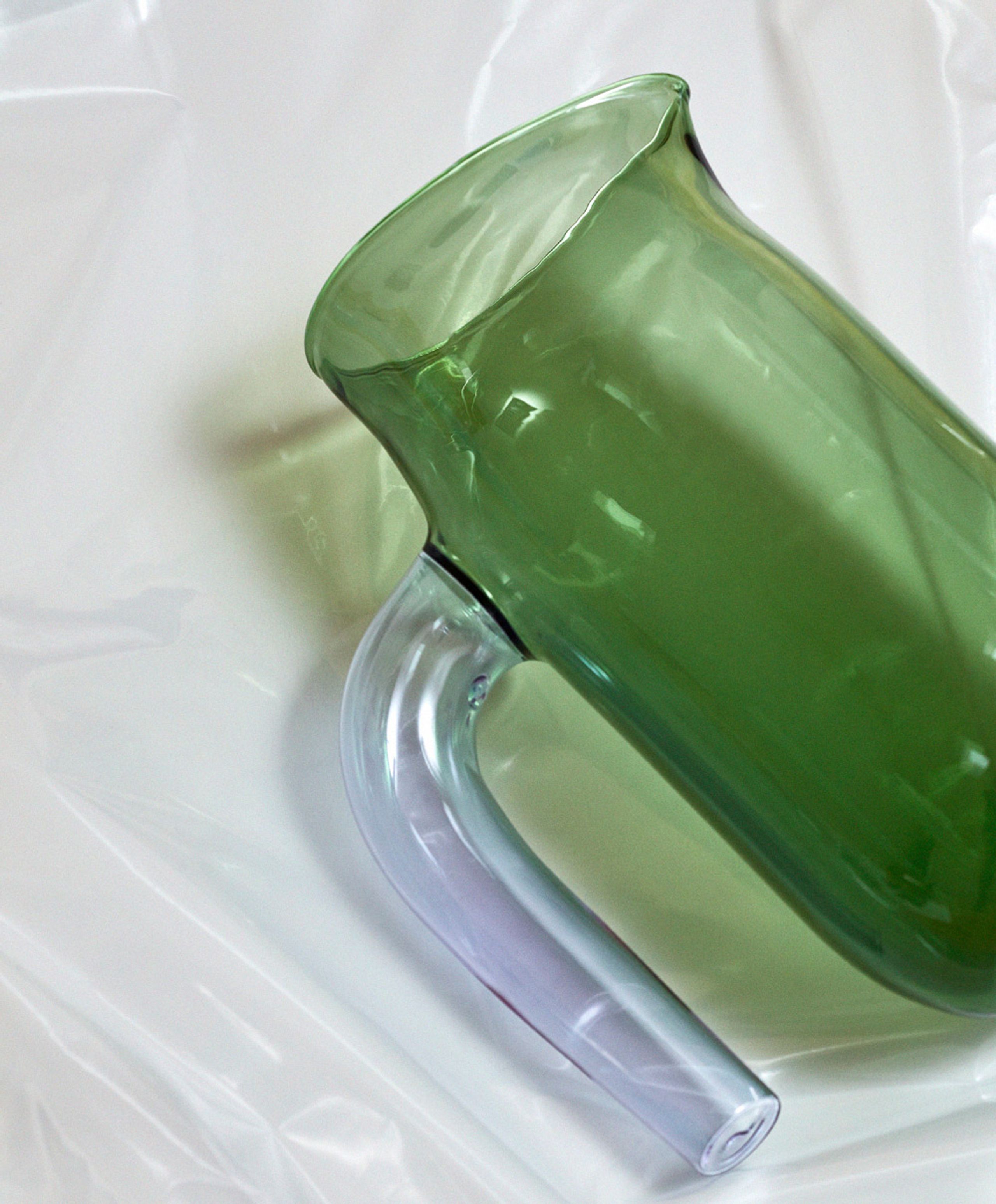 HAY - Dzbanek - Glass Jug - Green - 1200 ml