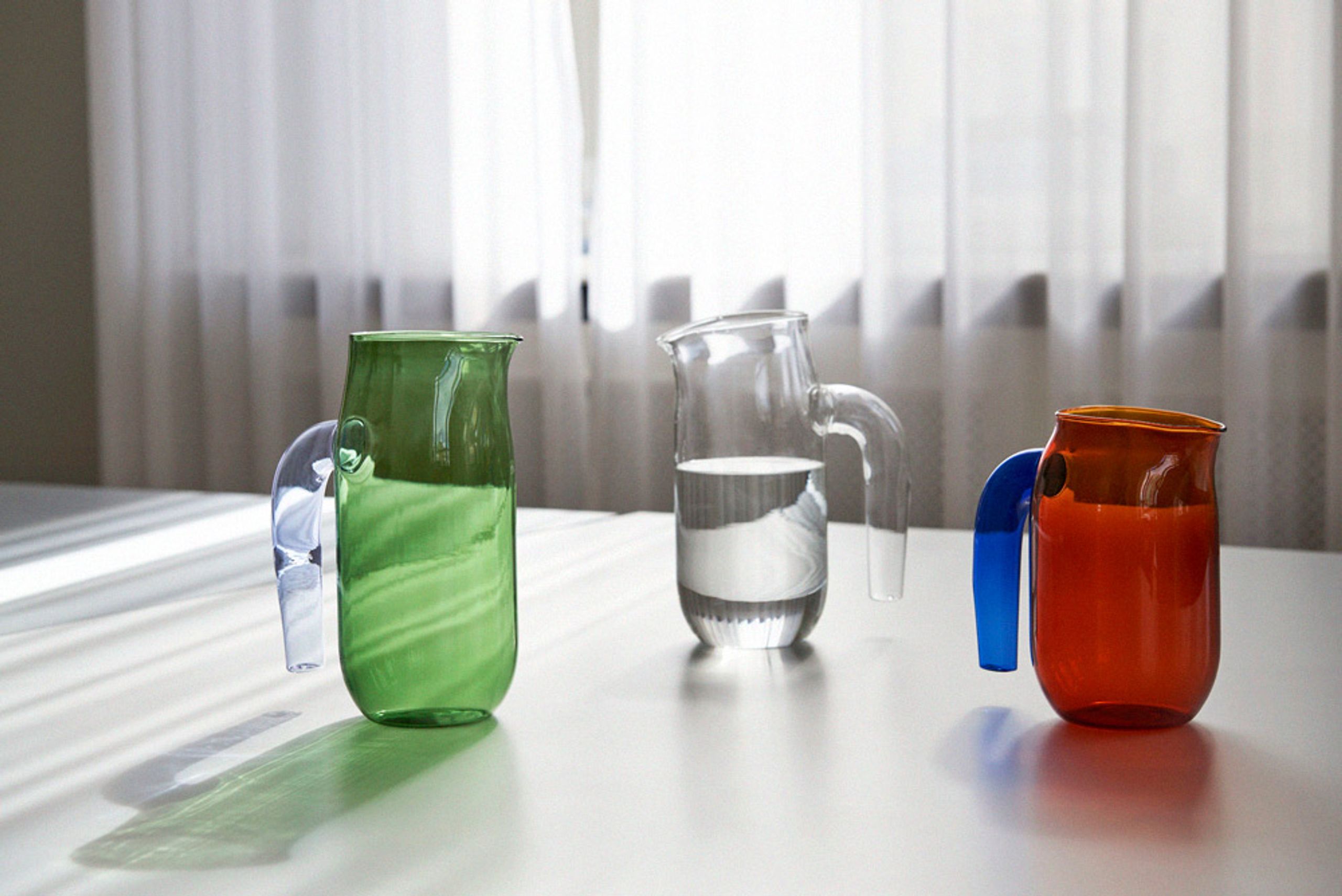 HAY - Dzbanek - Glass Jug - Green - 1200 ml