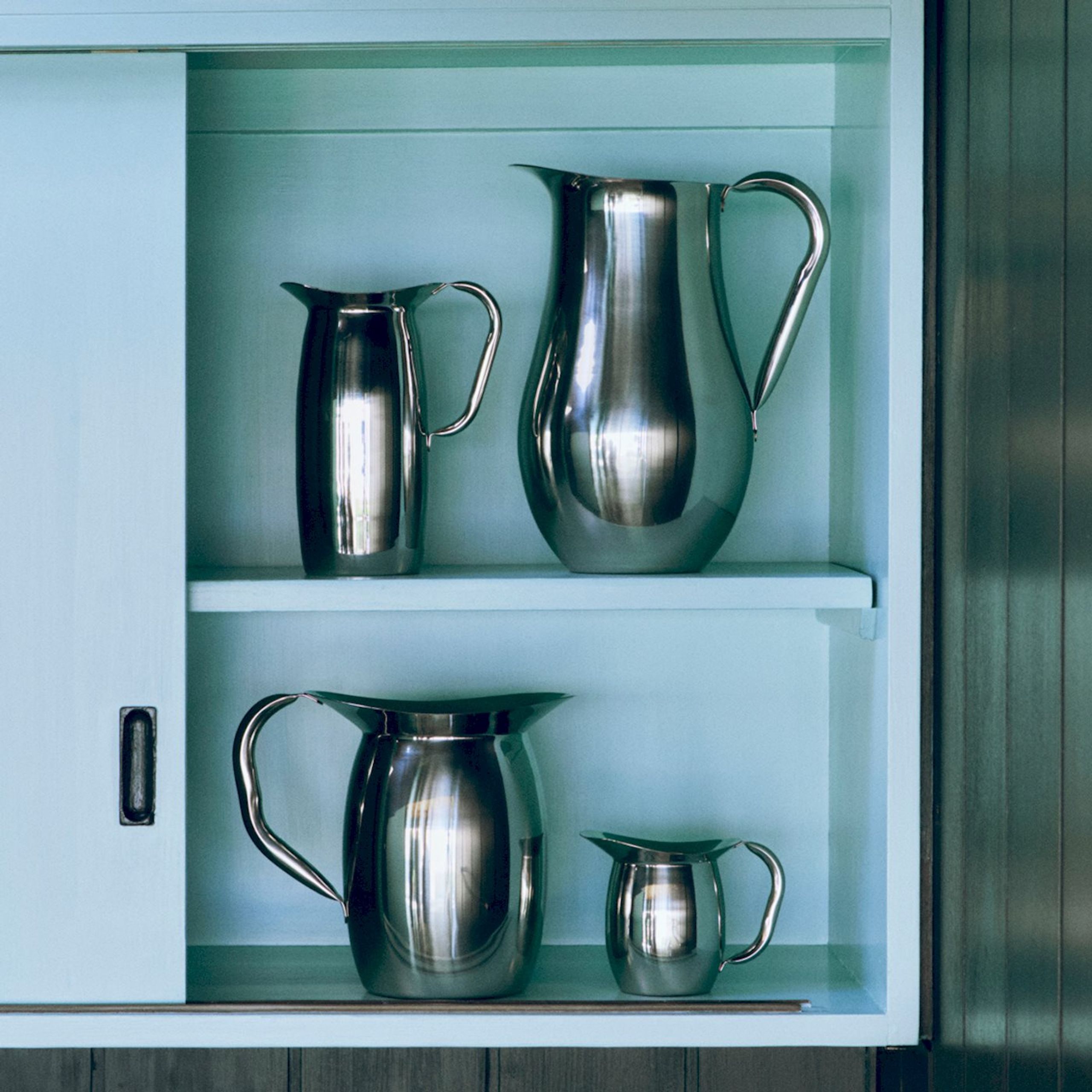 HAY - Jug - Indian Steel Pitcher - X-SMALL - Stainless Steel