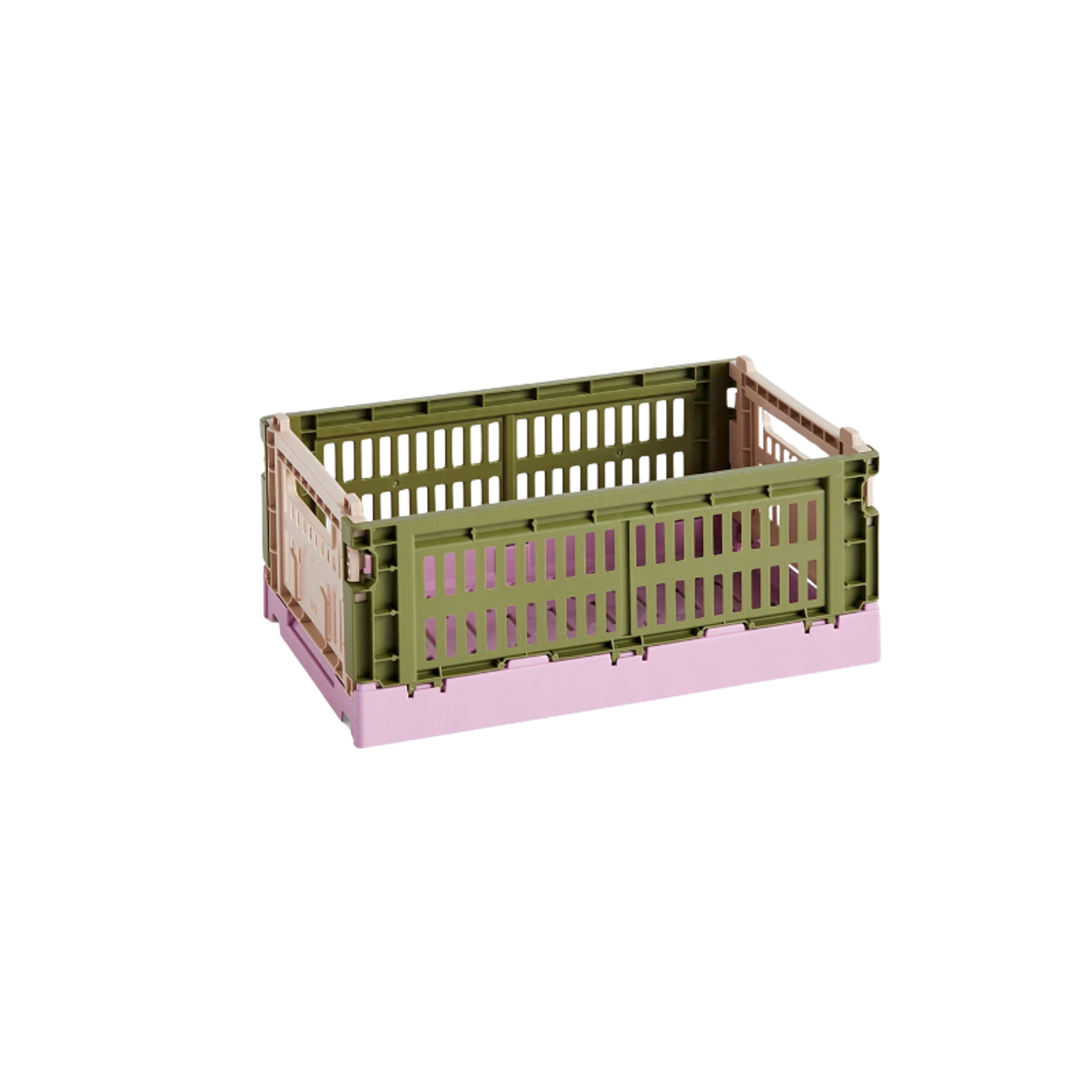HAY - Boxes - Hay Colour Crate Mix - Olive/Powder - Small