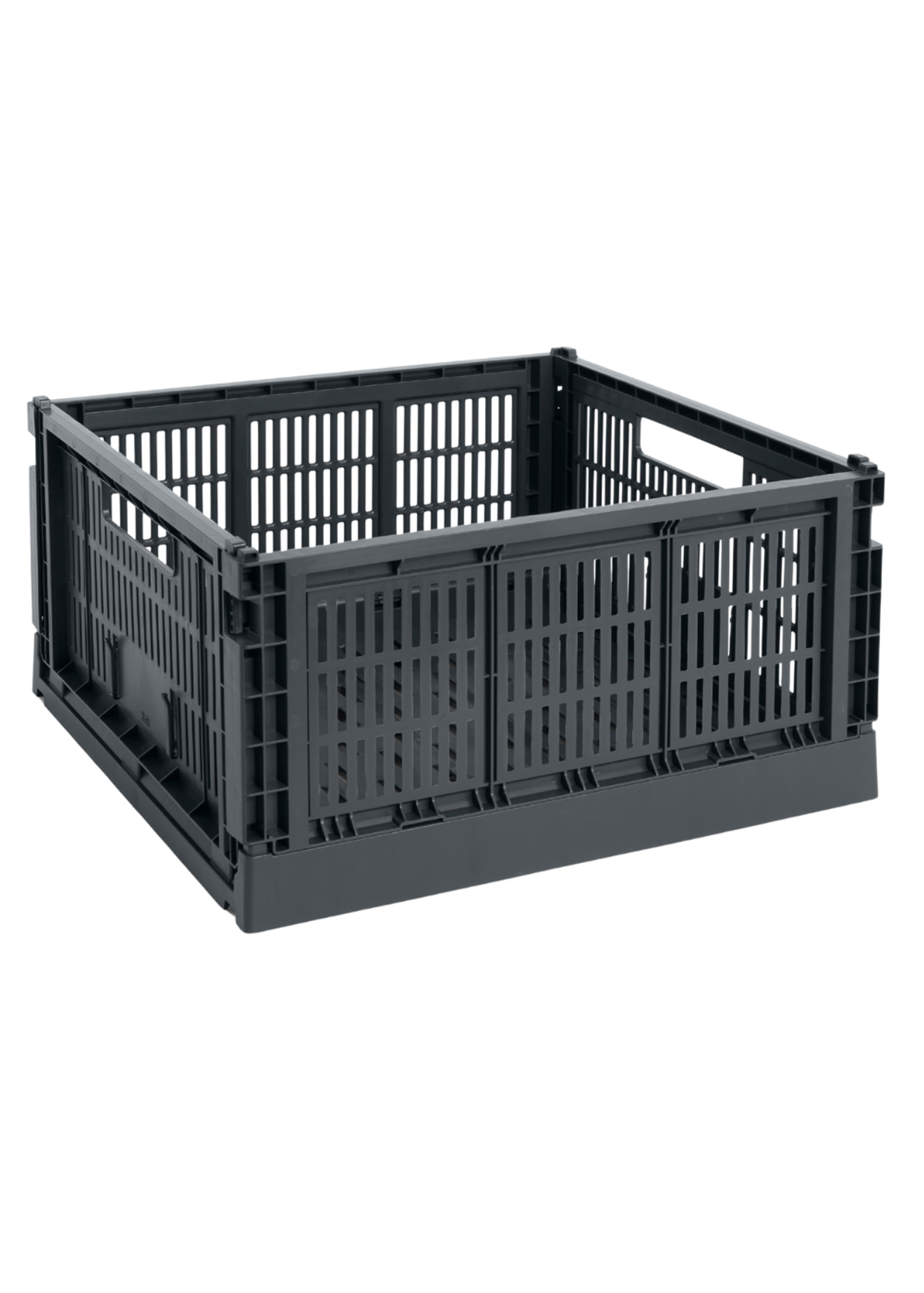 HAY - Boxes - Hay Colour Crate Large Square - Charcoal