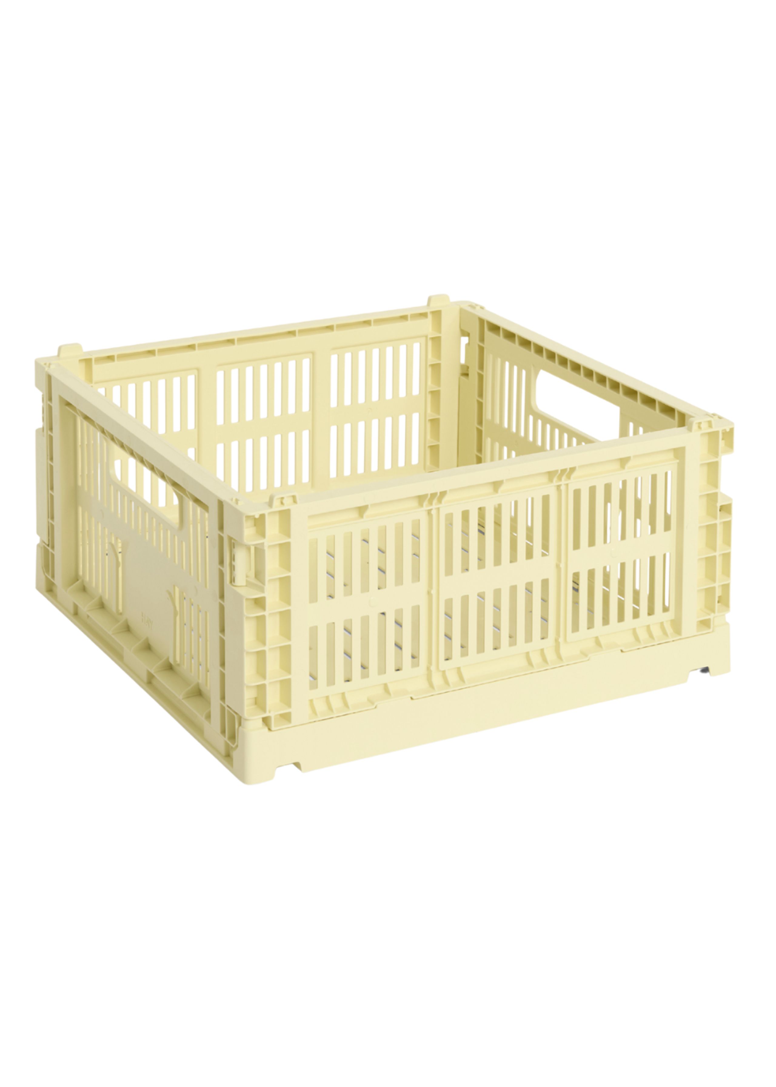 HAY - Krabice - Hay Colour Crate Medium Square - Light yellow