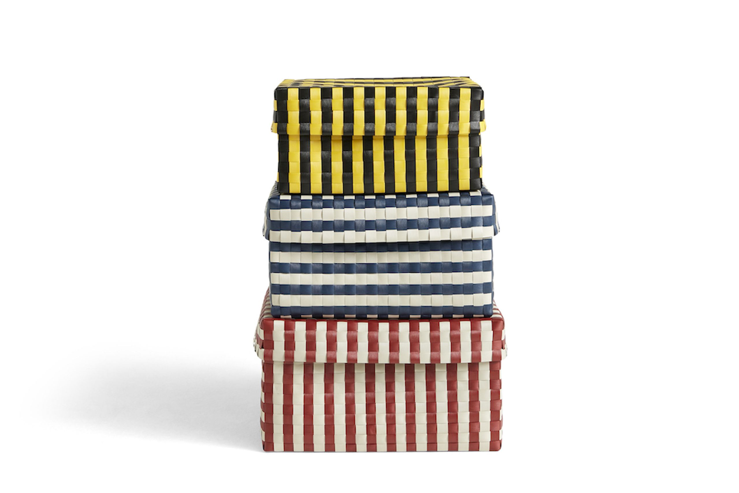 HAY - Boxes - Maxim Stripe Box - Yellow/Black