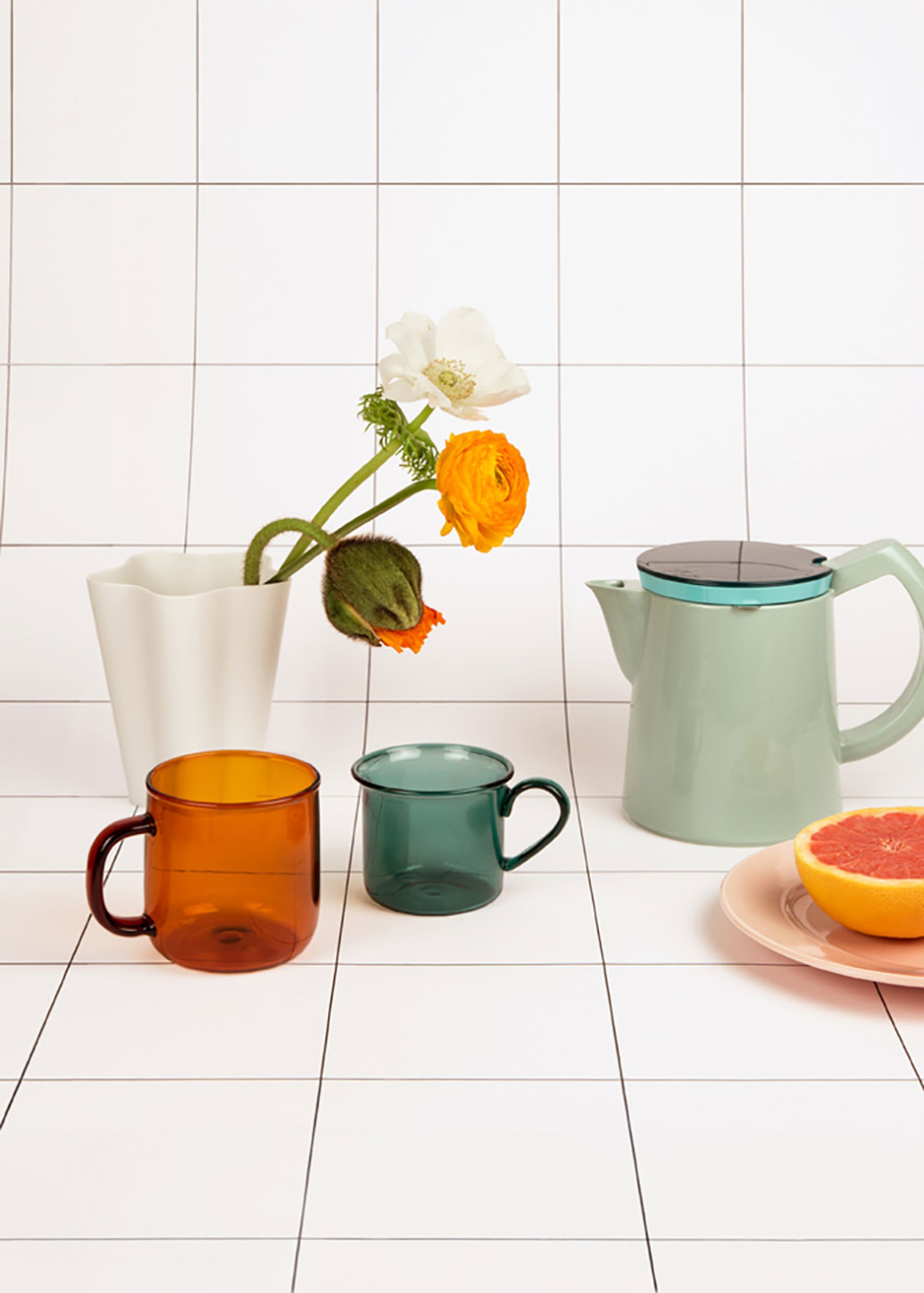 HAY - Mug - Borosilicate mug & cup - Pink - Mug