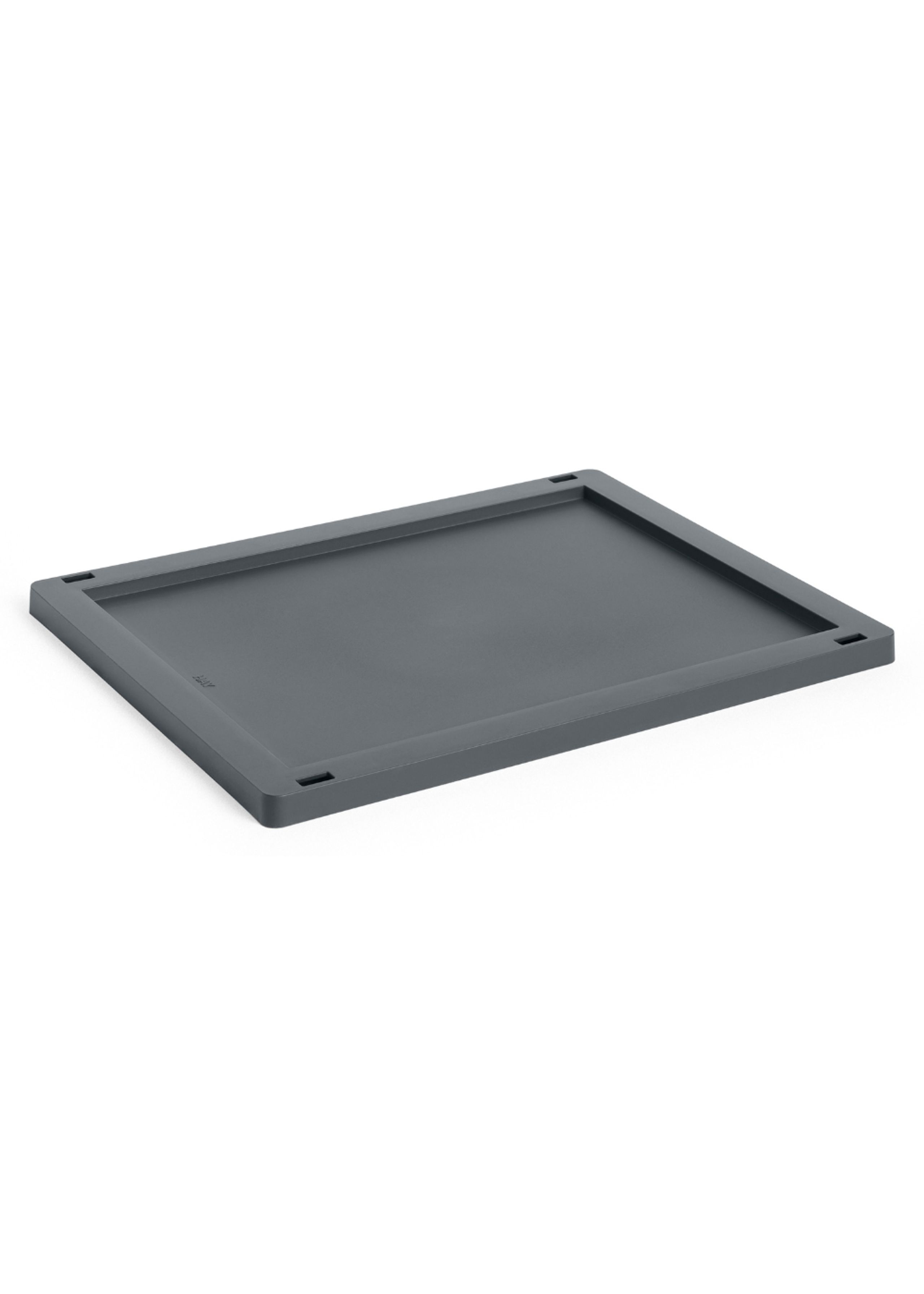 HAY - Lid - Hay Colour Crate Lid Plastic Medium - Charcoal