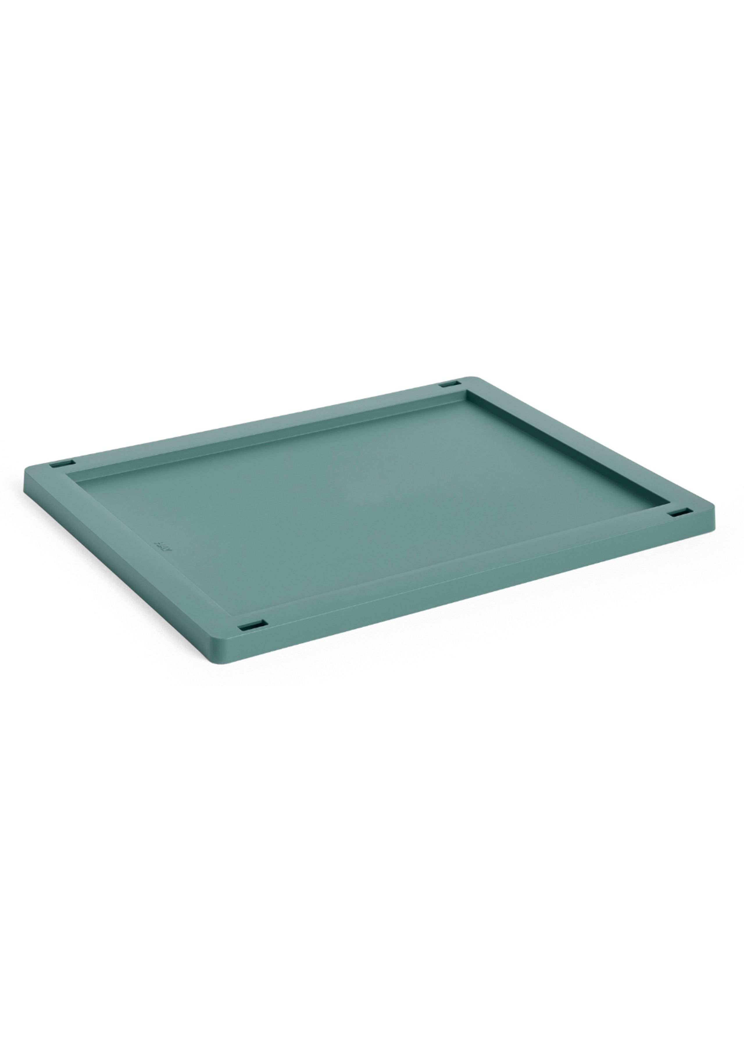 HAY - Lid - Hay Colour Crate Lid Plastic Medium - Dark green
