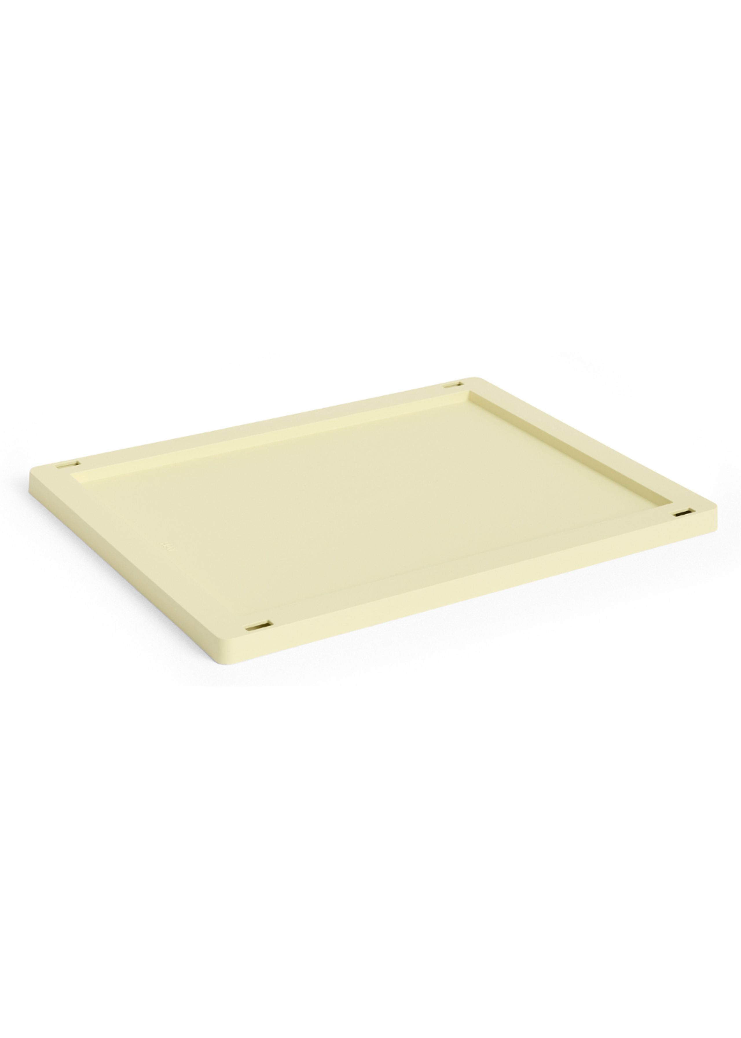 HAY - Lid - Hay Colour Crate Lid Plastic Medium - Light yellow