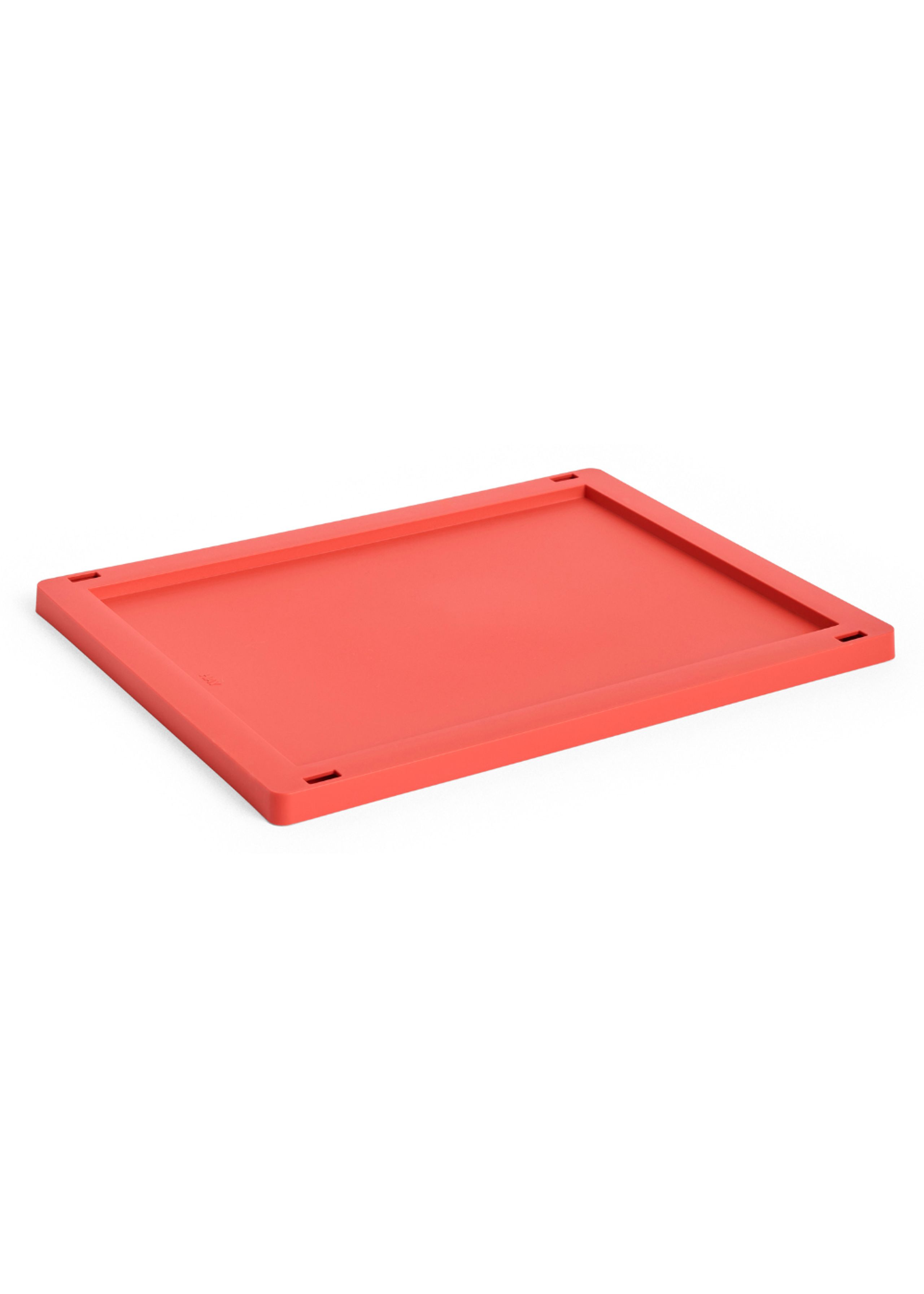 HAY - Lid - Hay Colour Crate Lid Plastic Medium - Red