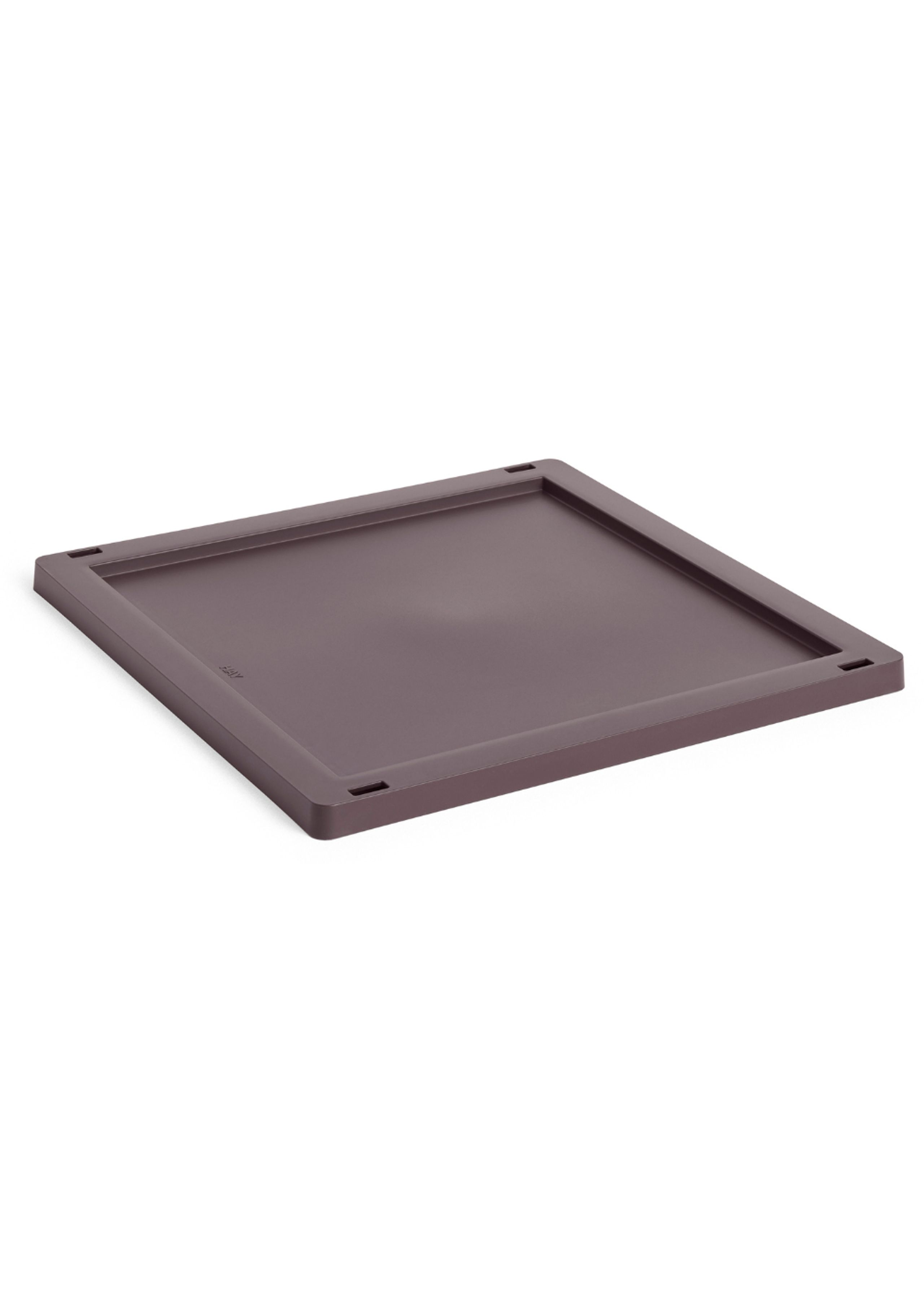 HAY - Lid - Hay Colour Crate Lid Plastic Medium Square / Cube - Bordeaux