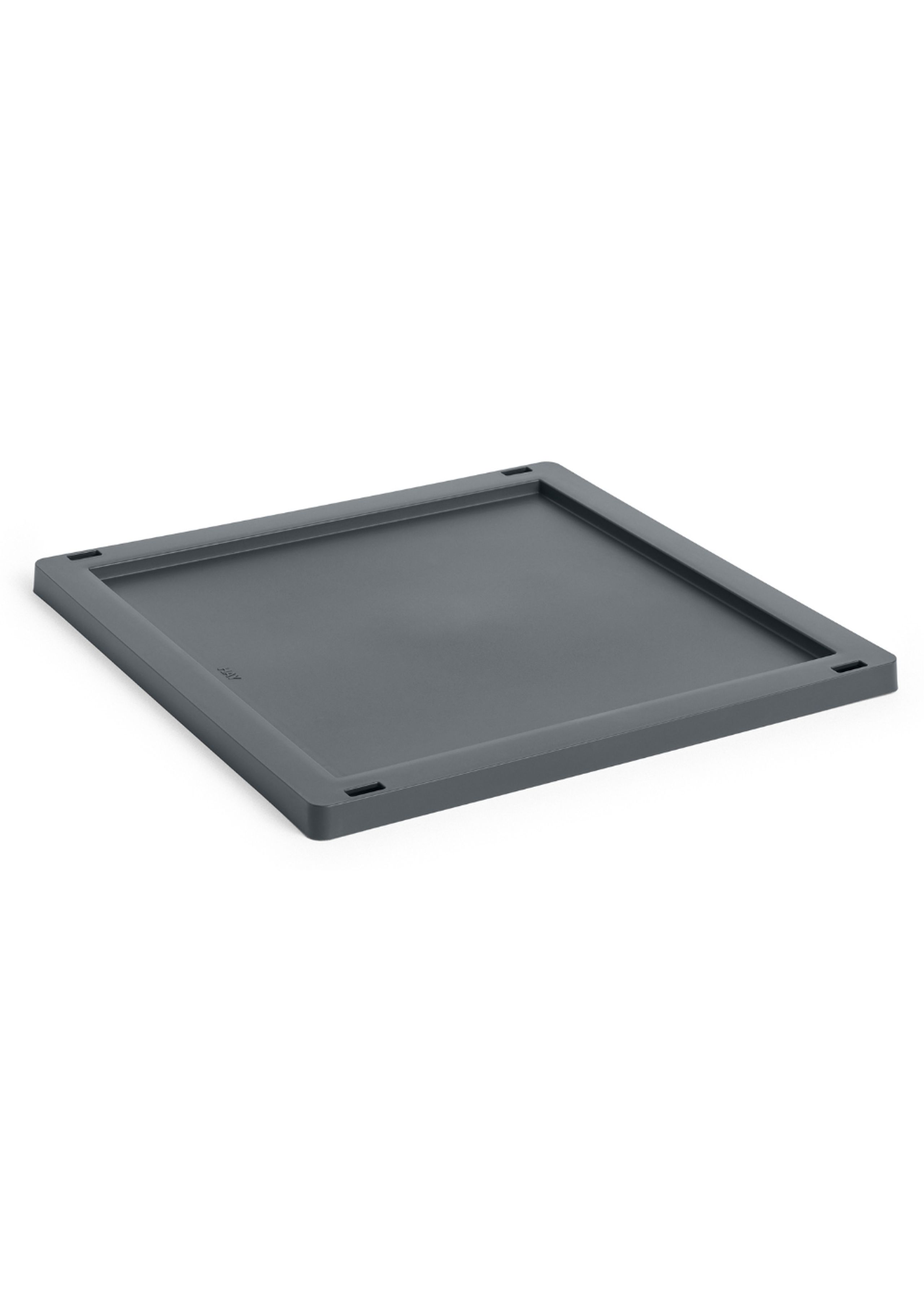HAY - Lid - Hay Colour Crate Lid Plastic Medium Square / Cube - Charcoal