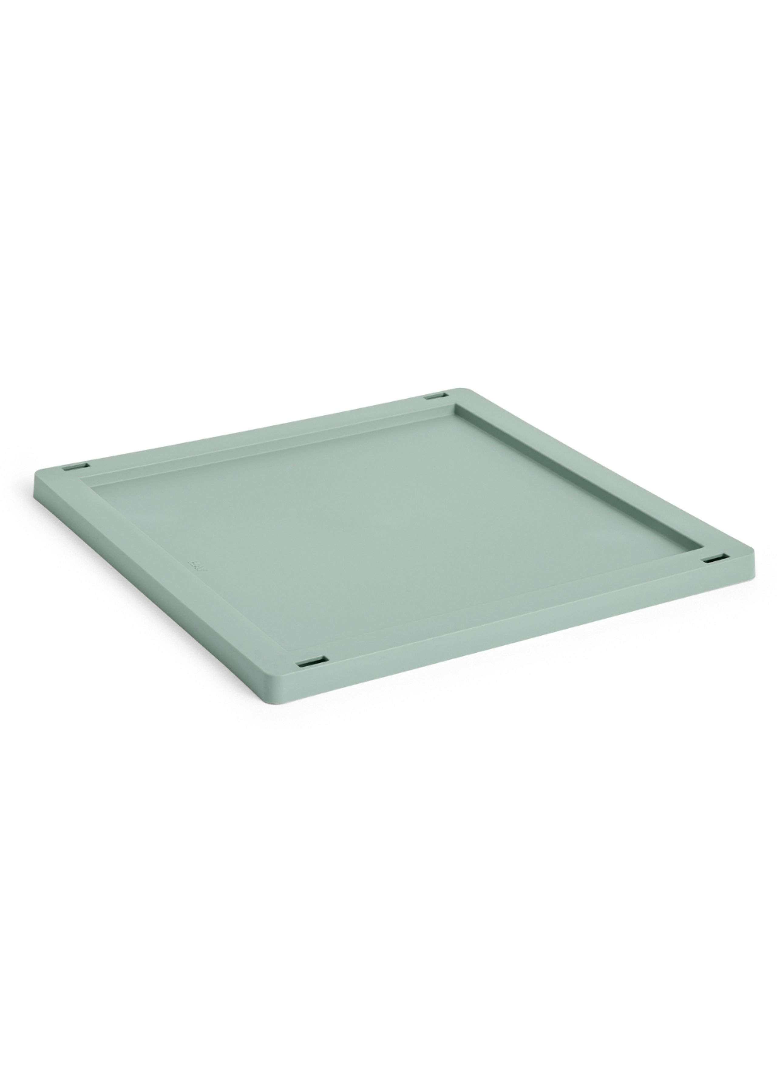 HAY - Lid - Hay Colour Crate Lid Plastic Medium Square / Cube - Sage green