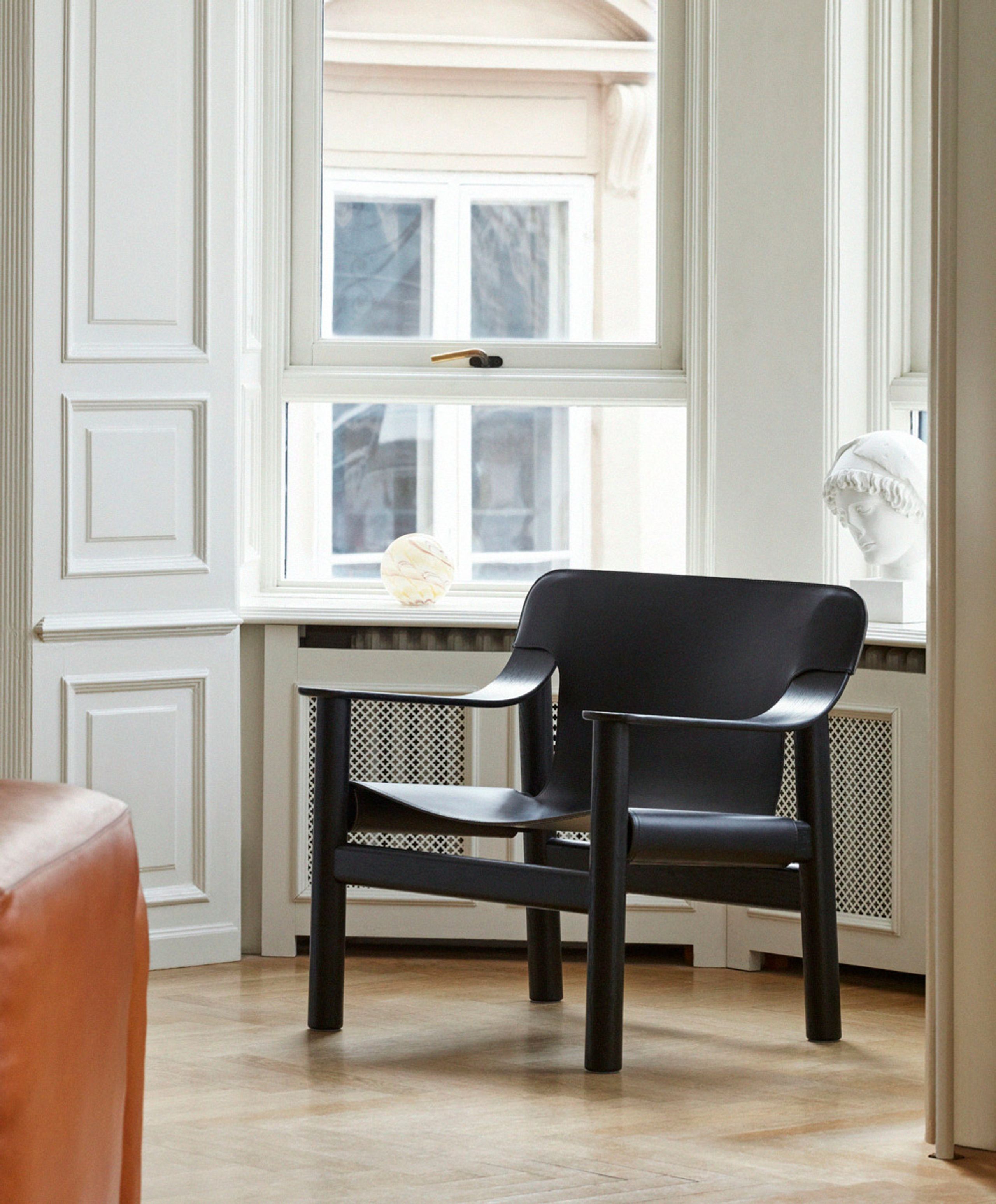 HAY - Poltrona - Bernard Lounge Chair - Matt Lacquered Oak / Raw