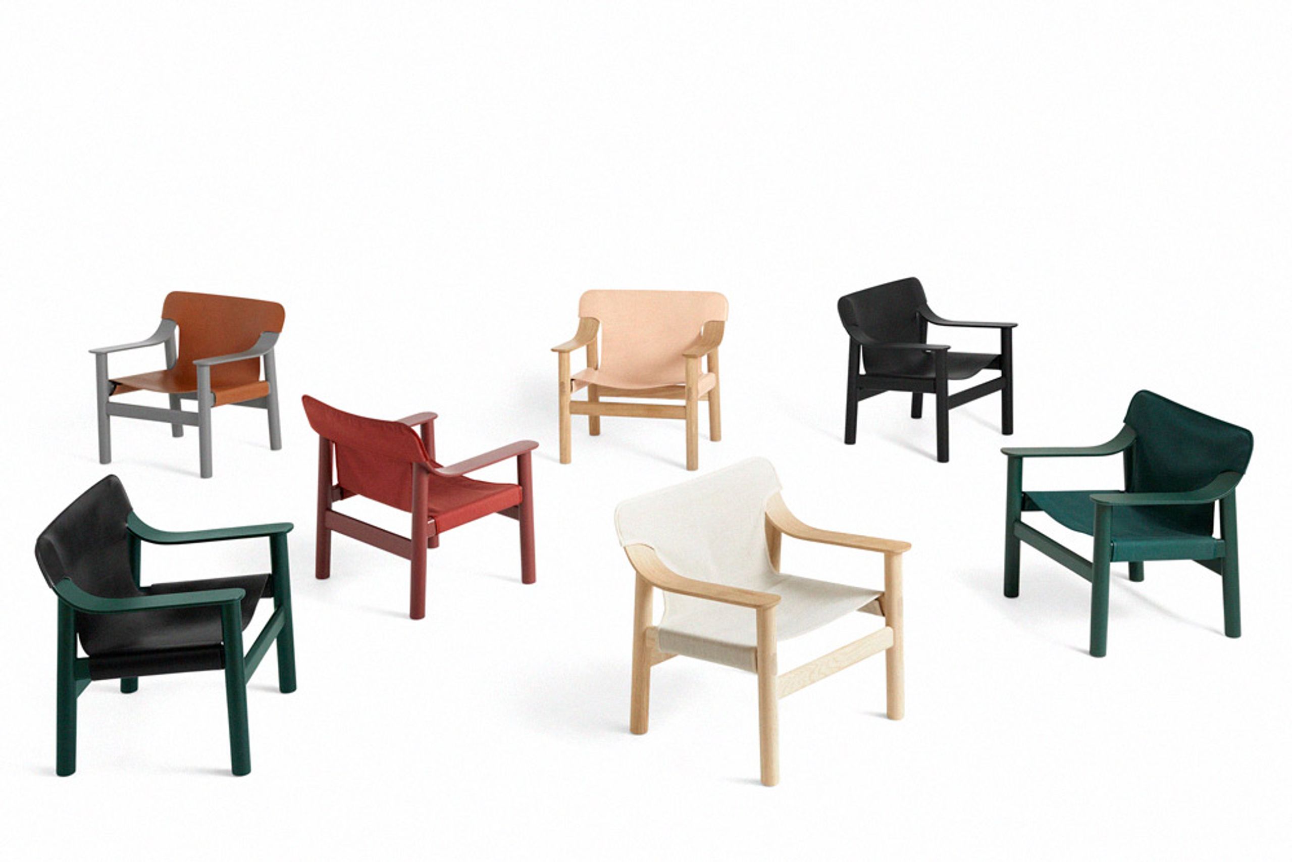 HAY - Poltrona - Bernard Lounge Chair - Matt Lacquered Oak / Raw