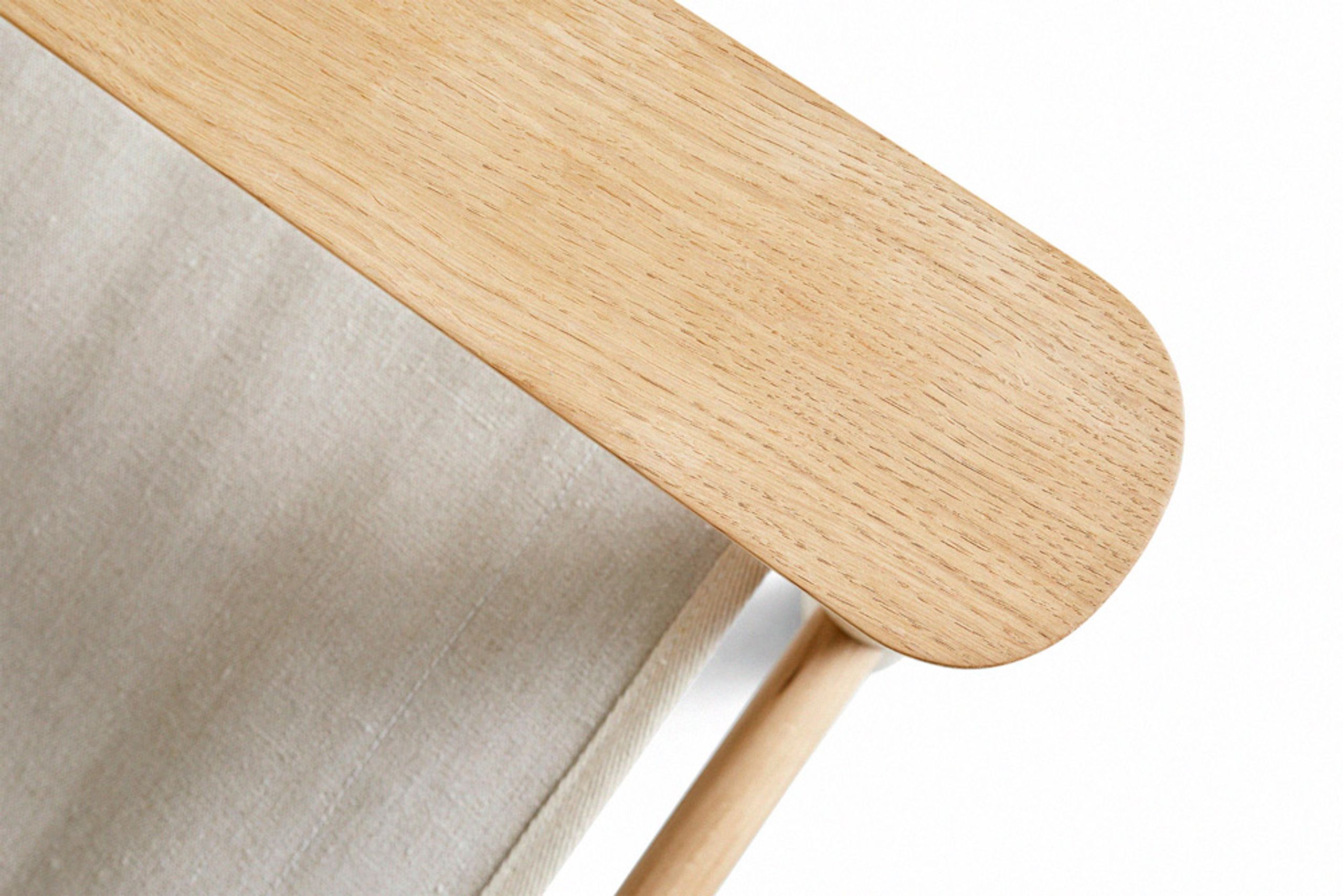 HAY - Poltrona - Bernard Lounge Chair - Matt Lacquered Oak / Raw