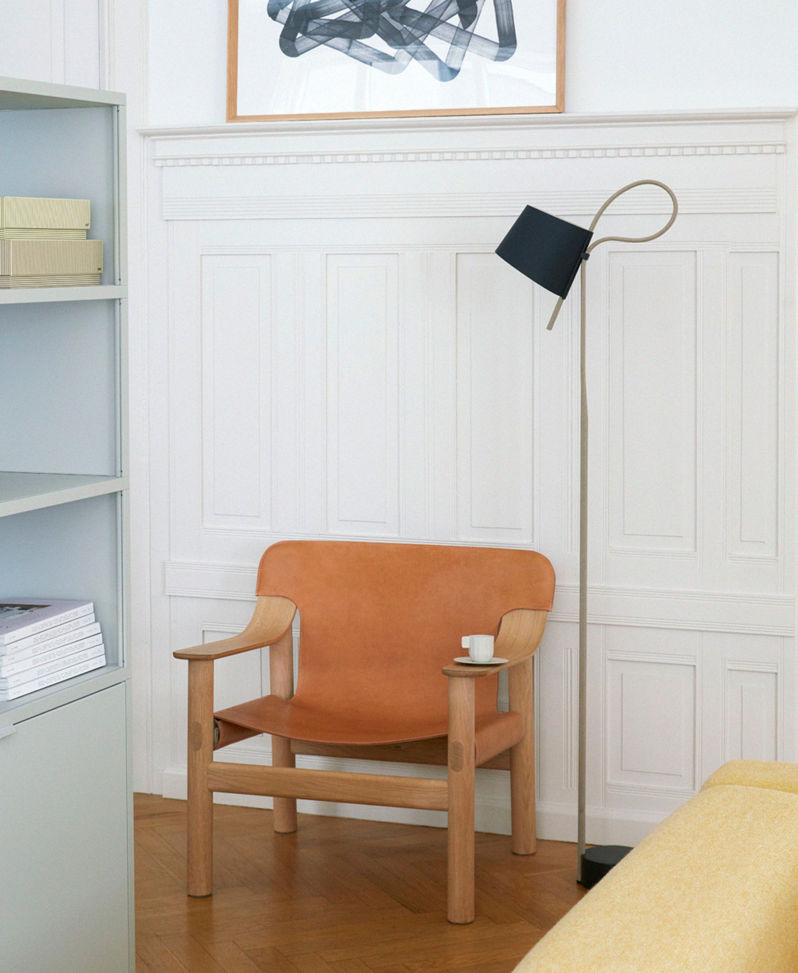 HAY - Poltrona - Bernard Lounge Chair - Matt Lacquered Oak / Raw