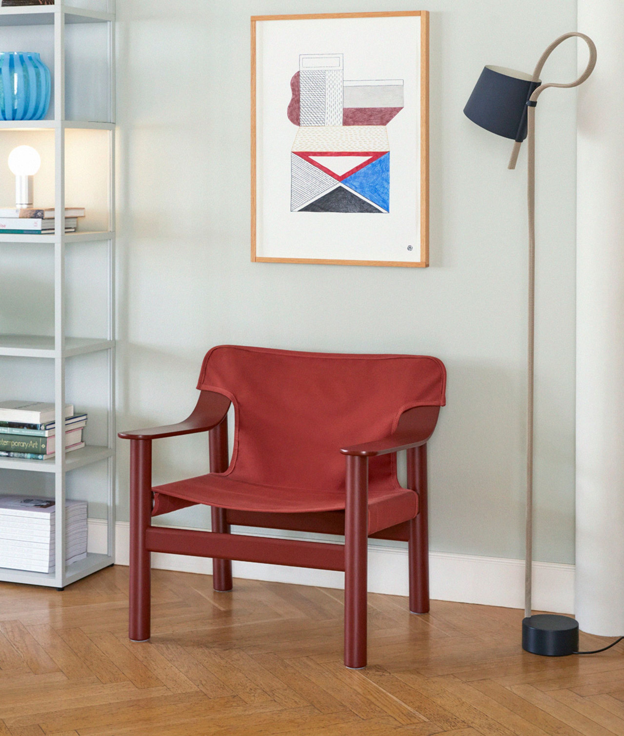 HAY - Poltrona - Bernard Lounge Chair - Matt Lacquered Oak / Raw