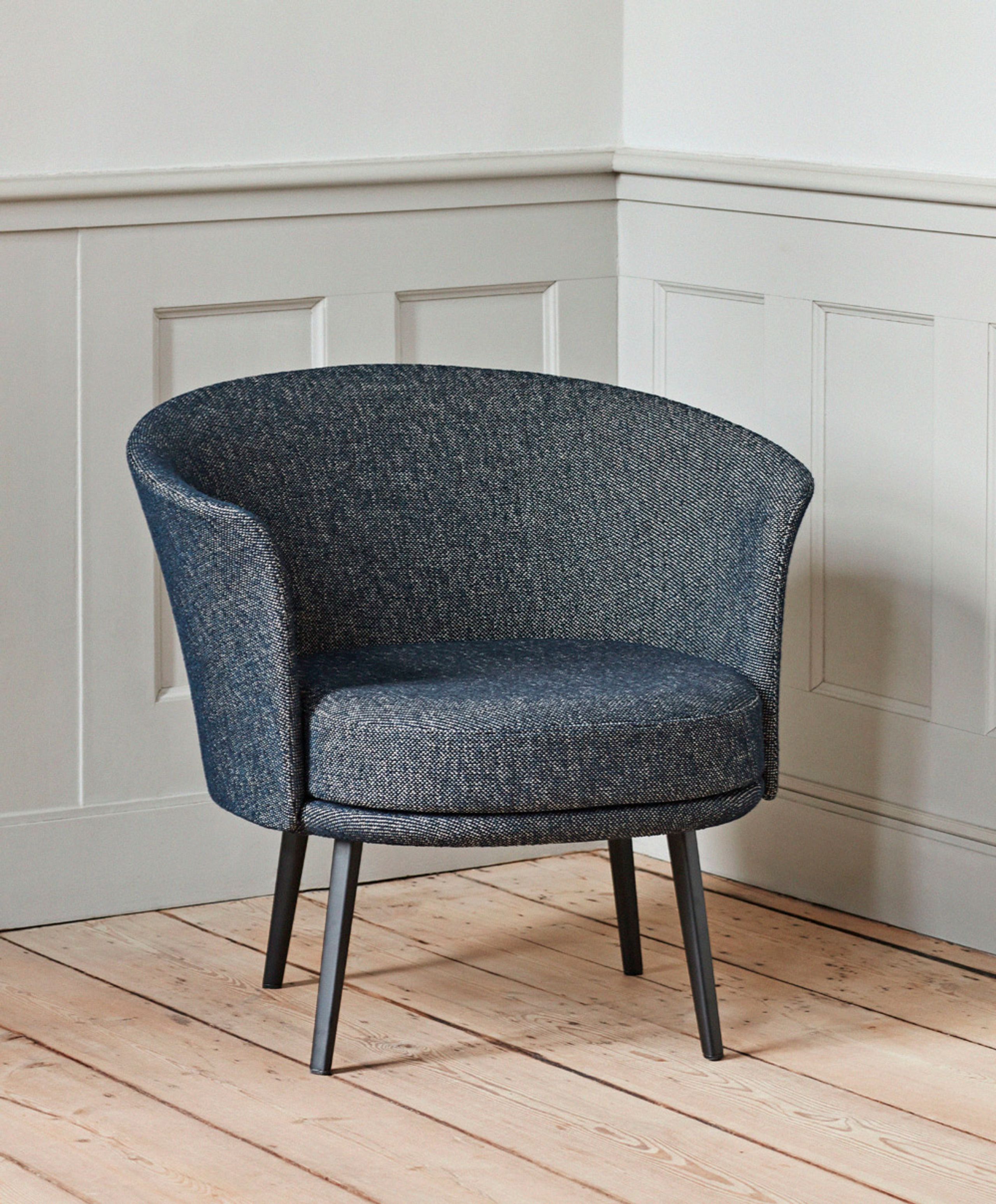 HAY - Fauteuil - Dorso - Black Steel / DOT 1682 02 Bianco Nero