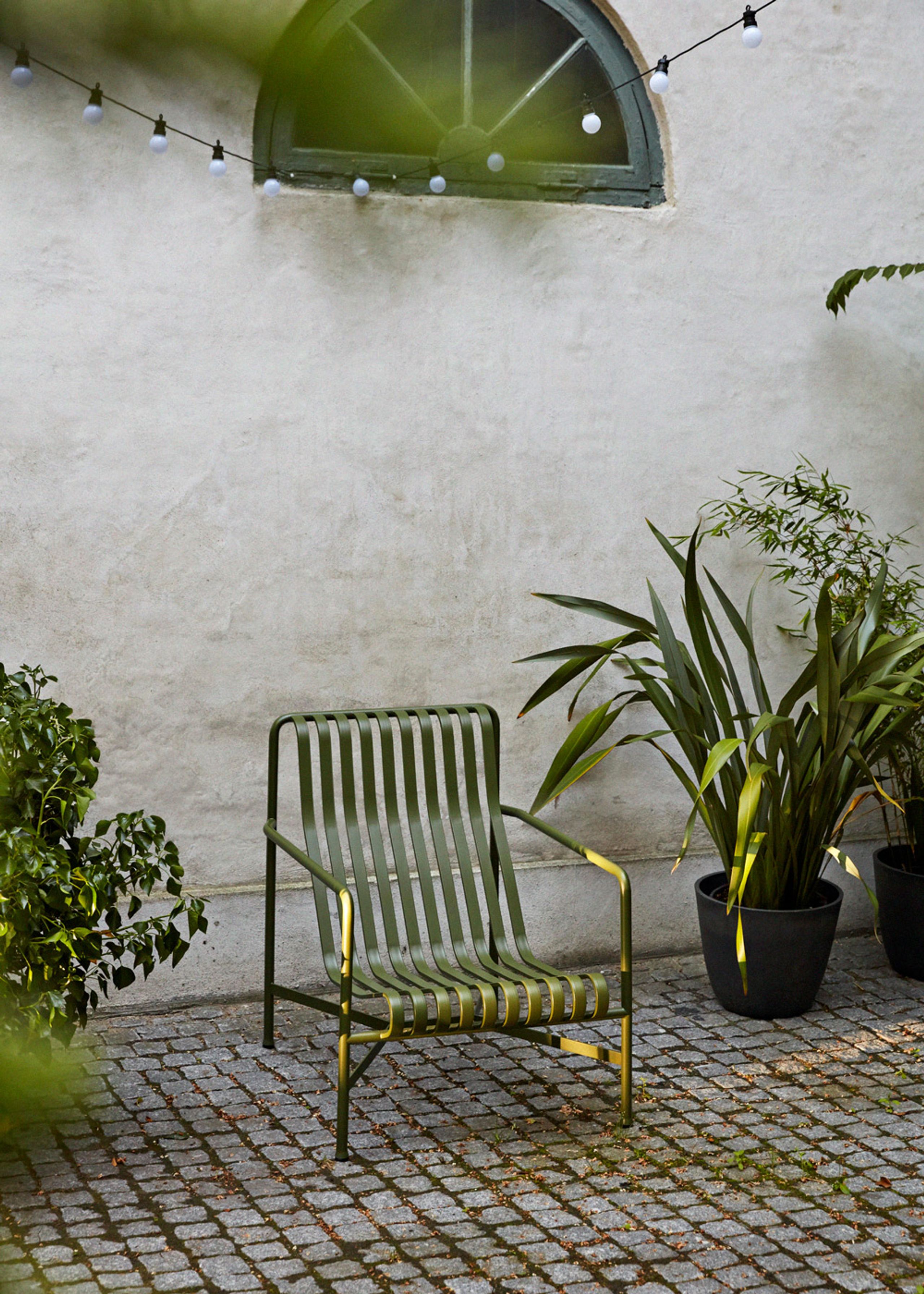 HAY - Křeslo do obývacího pokoje - PALISSADE / Lounge Chair - Low - Olive