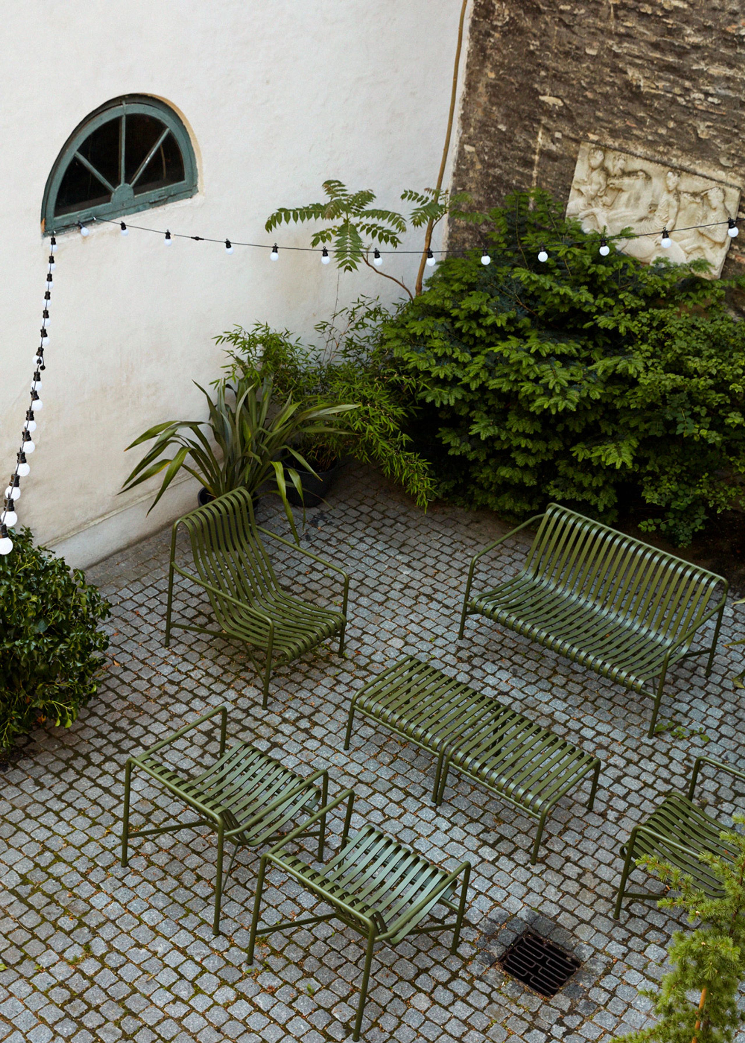 HAY - Křeslo do obývacího pokoje - PALISSADE / Lounge Chair - Low - Olive