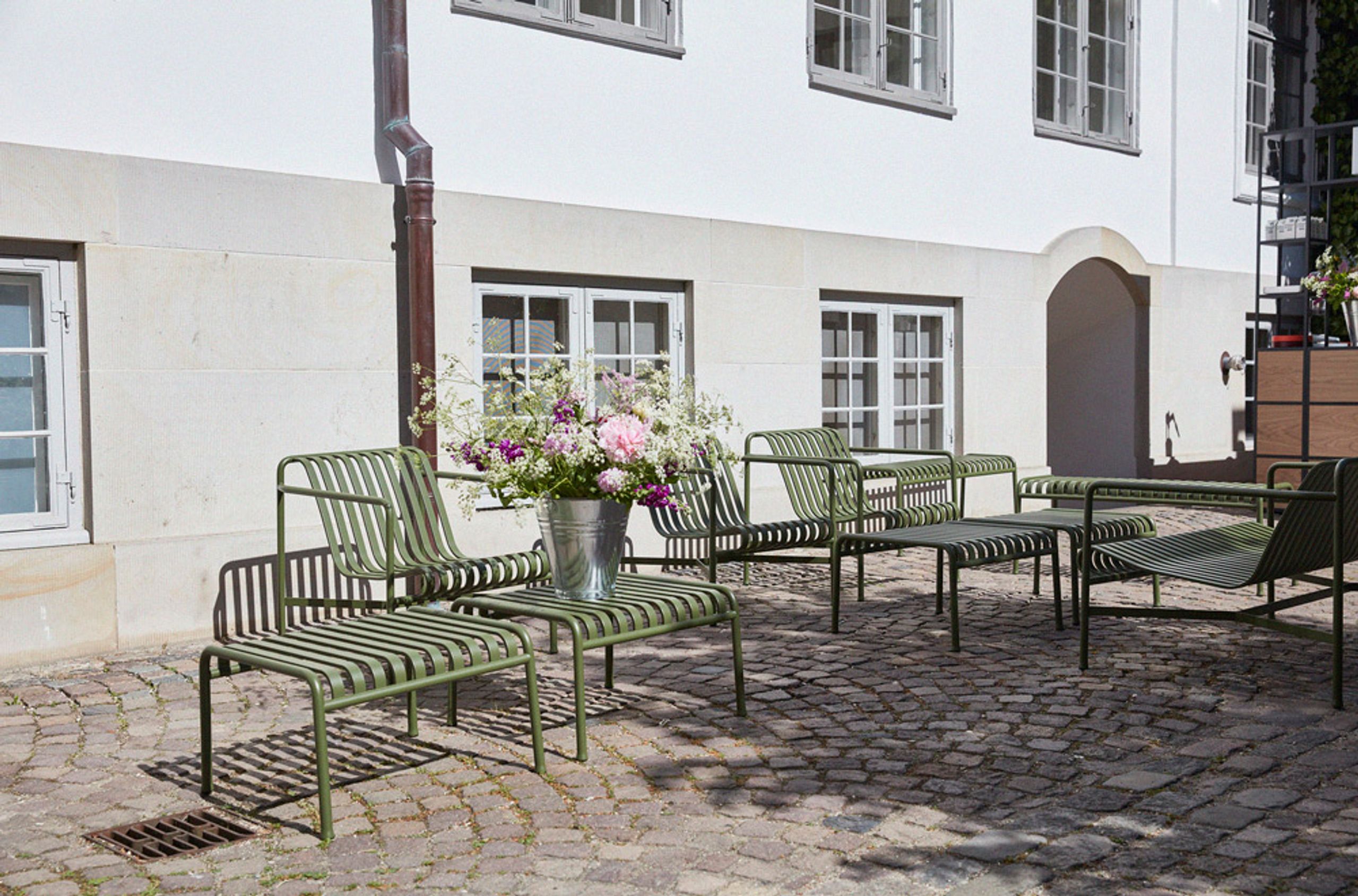 HAY - Křeslo do obývacího pokoje - PALISSADE / Lounge Chair - Low - Olive