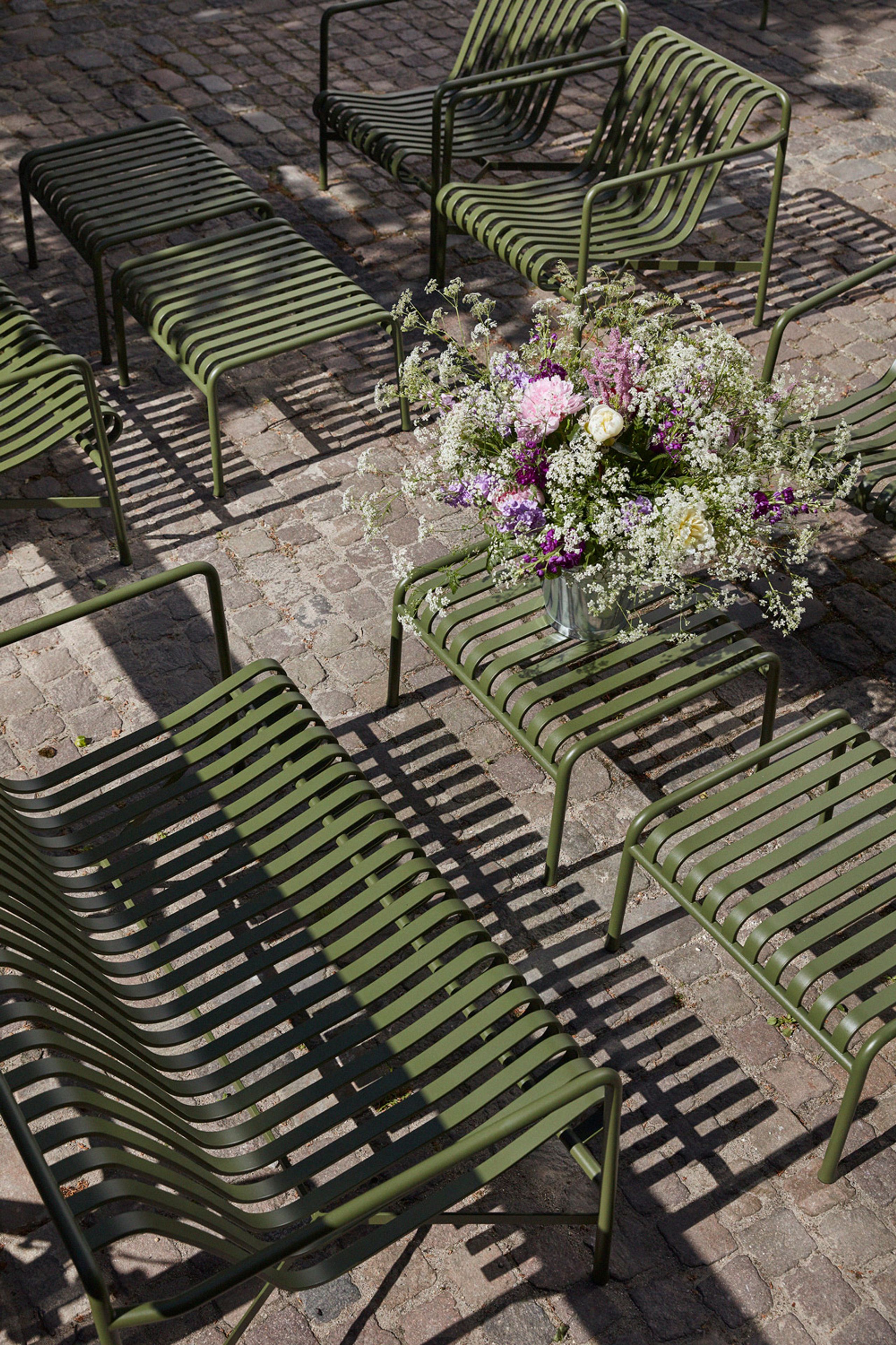 HAY - Křeslo do obývacího pokoje - PALISSADE / Lounge Chair - Low - Olive