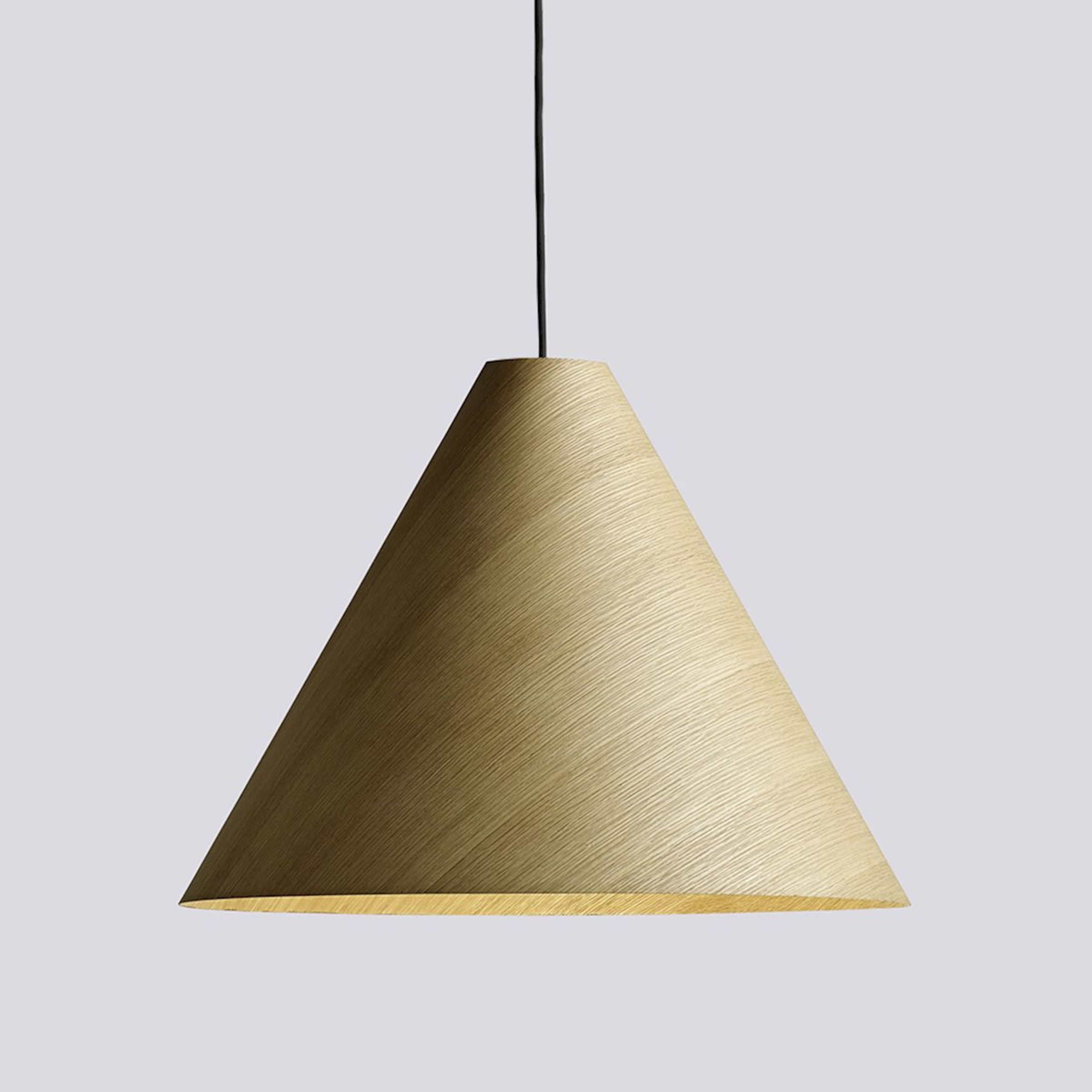 HAY - Lampe - 30 Degrees With Cord Set Pendant - Matt - Black - Large