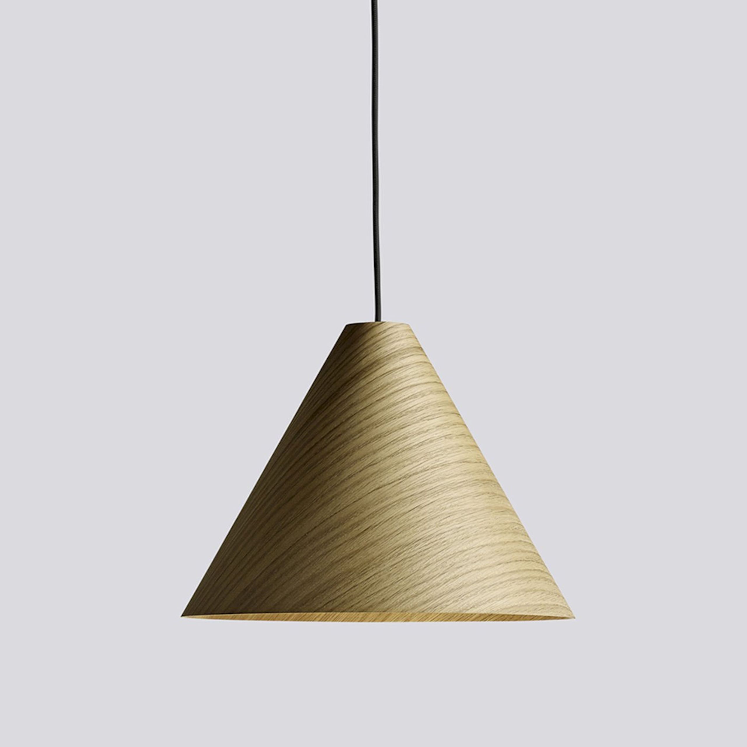 HAY - Lamp - 30 Degrees With Cord Set Pendant - Matt - Black - Medium